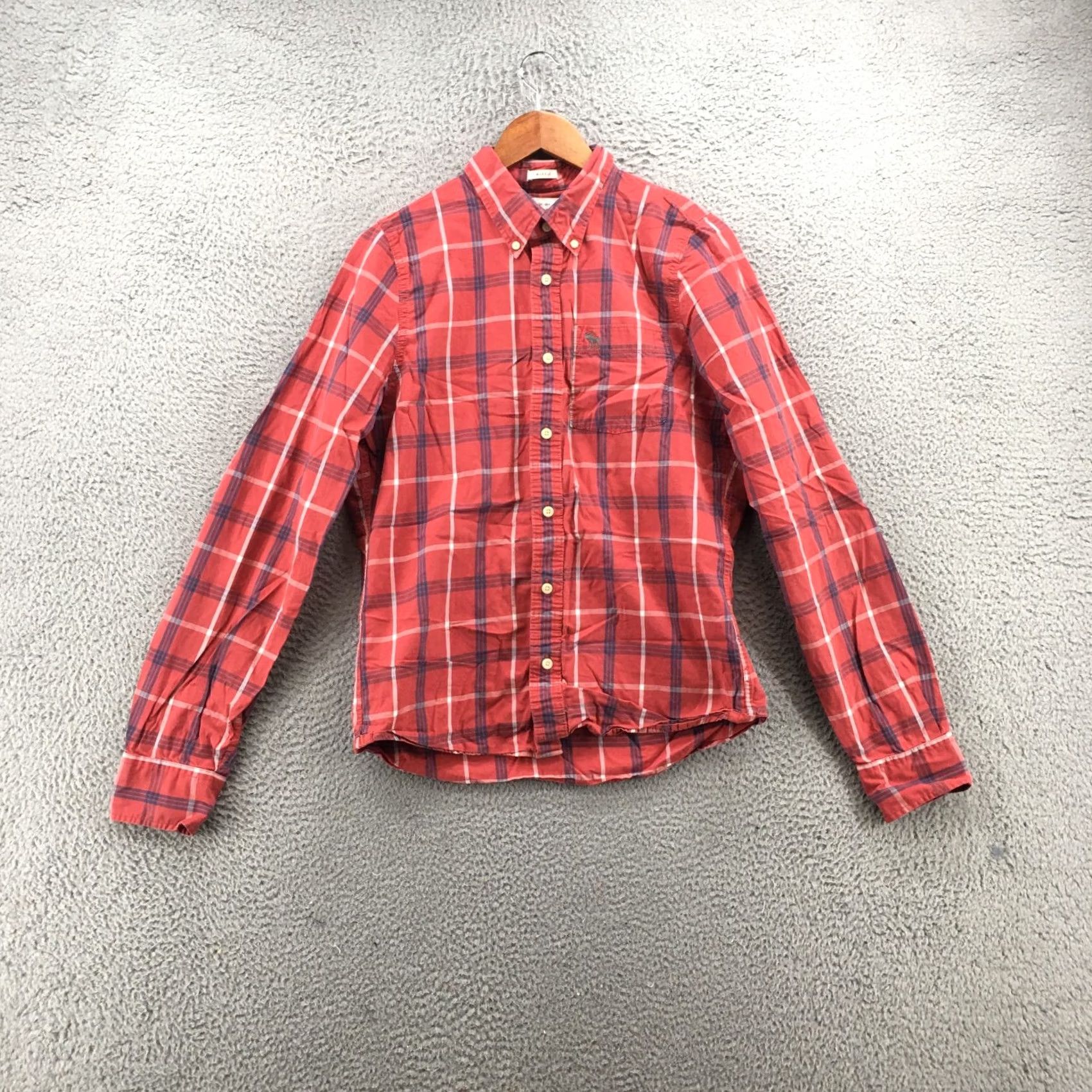 Abercrombie & Fitch Abercrombie & Fitch Button Down Shirt Mens L Multicolor Cotton Plaid Long Sleeve Size US L / EU 52-54 / 3 - 2 Thumbnail