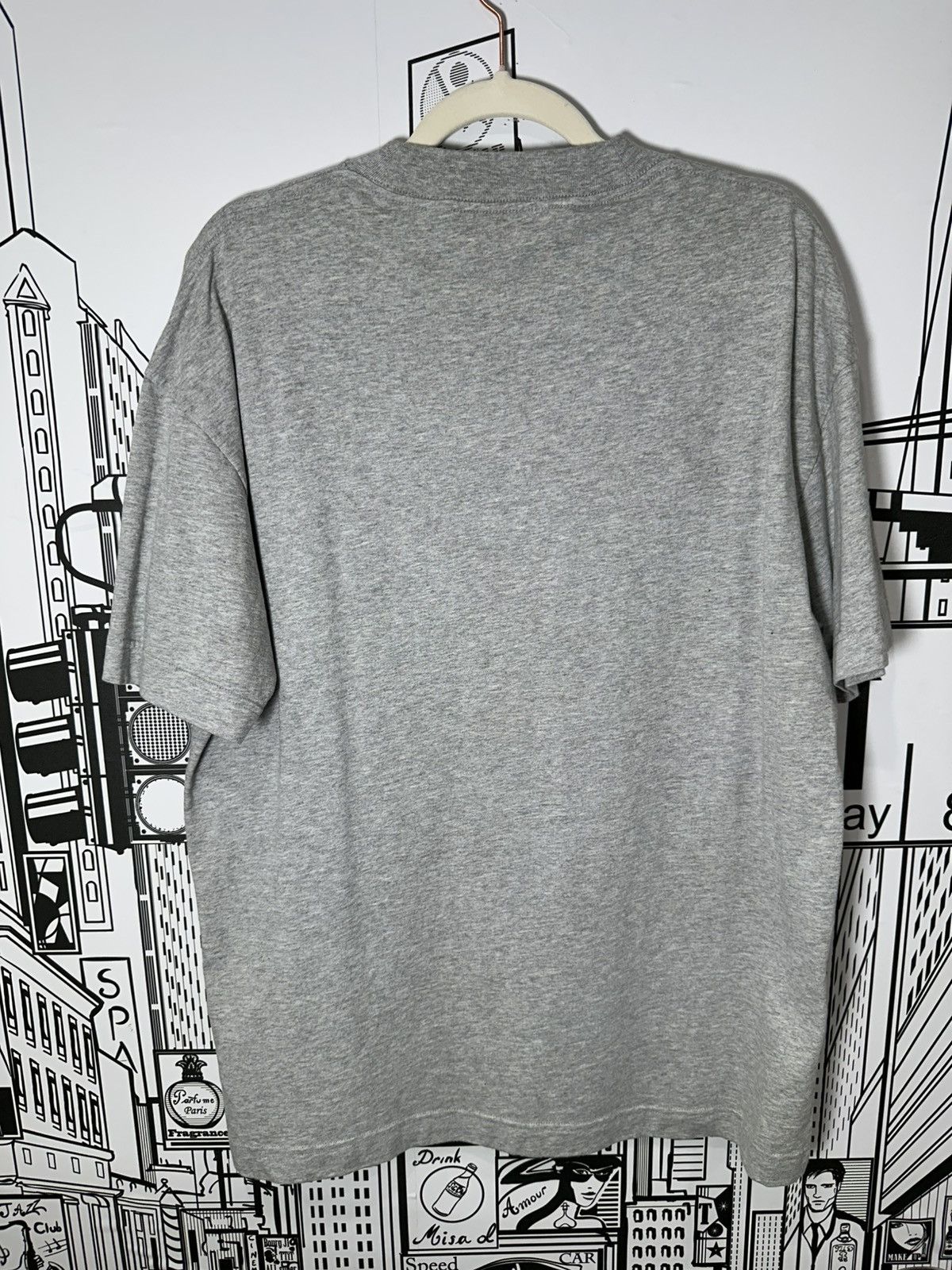Palm Angels Palm Angels Basic Tee Shirt Grey Large Size US L / EU 52-54 / 3 - 3 Thumbnail