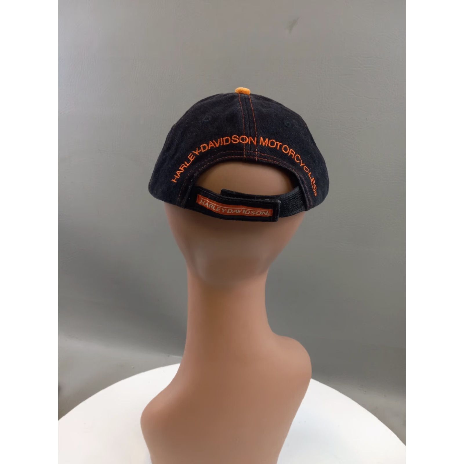 Harley Davidson Harley-Davidson Motorcycle Hat/cap Adjustable Unisex Embroidered Baseball Cap Black Cad Pattern: Solid, Twill Cotton Lightweight Breathable Size ONE SIZE - 3 Thumbnail