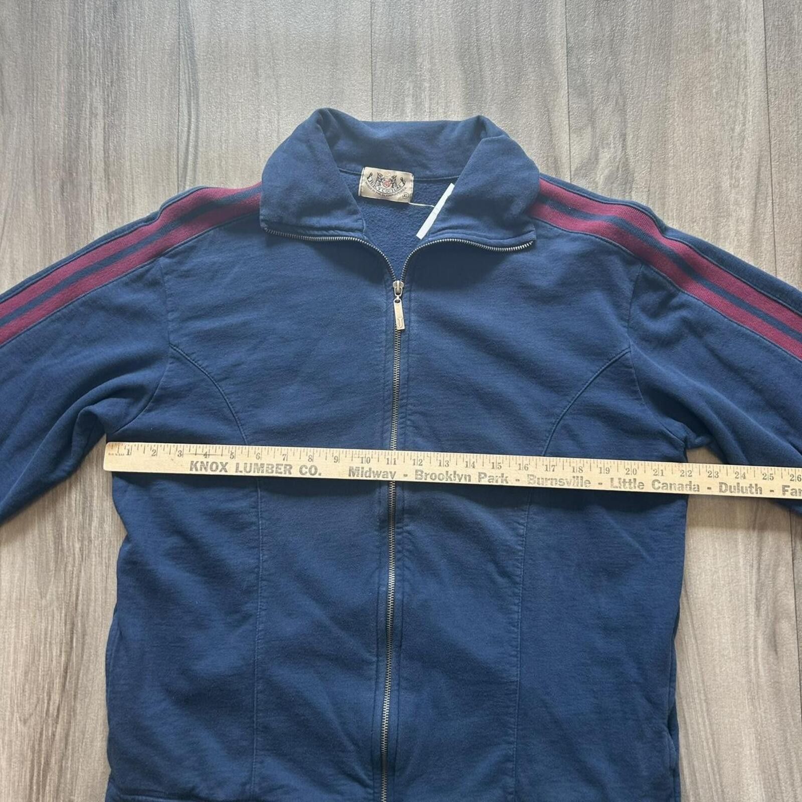 Juicy Couture Jeans Vintage 90’s y2k Juicy Couture navy zip up sweatshirt XL Size XL / US 12-14 / IT 48-50 - 6 Thumbnail