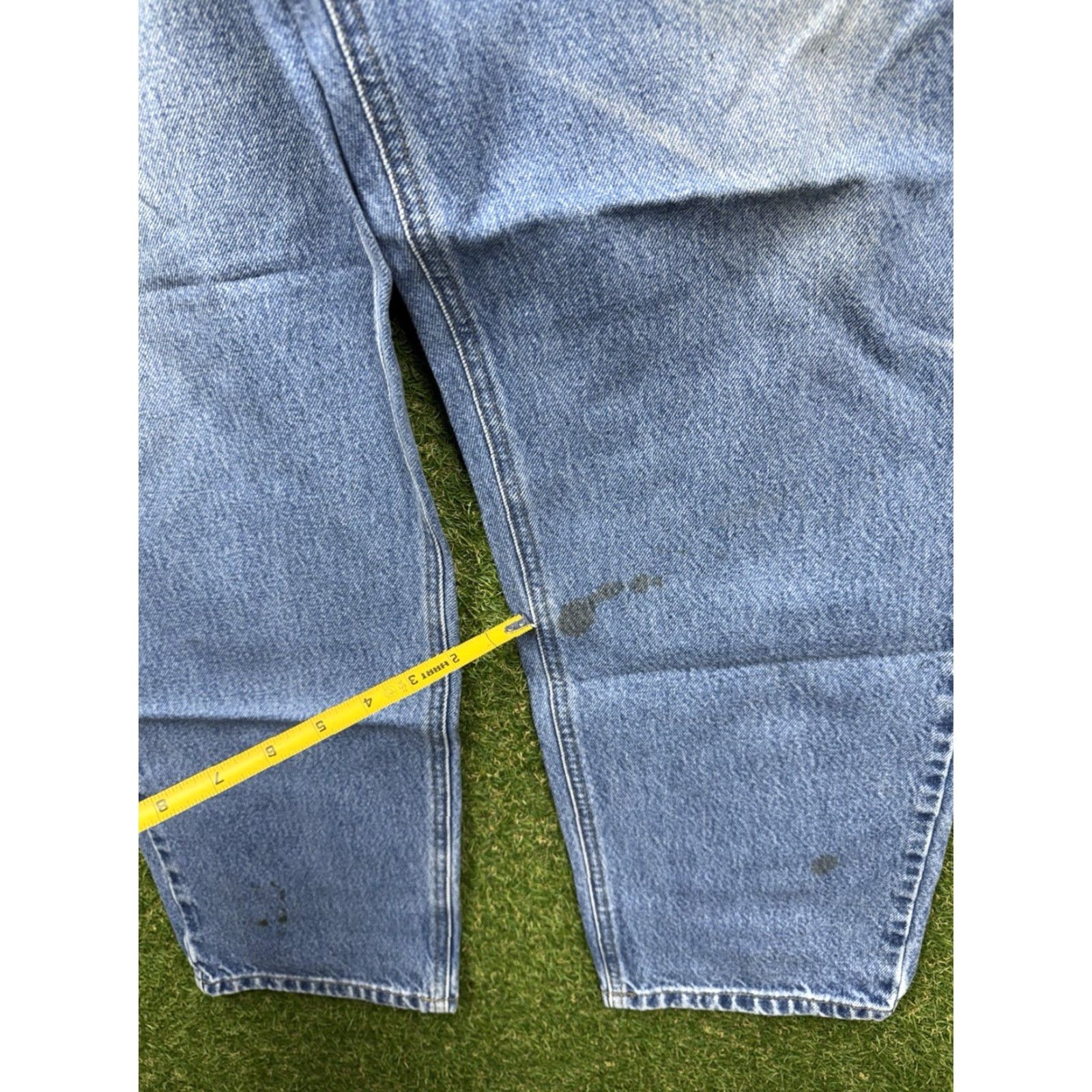 Carhartt VINTAGE Carhartt Jeans Mens 40x32 Relaxed Blue Denim B17 DST Workwear Casual Carhartt B17 Logo 5-Pocket Mens Size US 40 / EU 56 - 3 Thumbnail