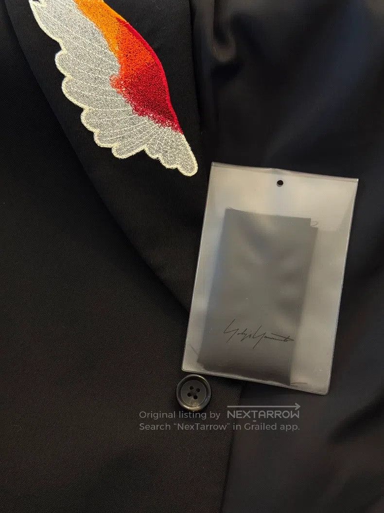 Yohji Yamamoto Yohji Yamamoto size 3 02 AW Wings blazer Size 48R - 4 Thumbnail