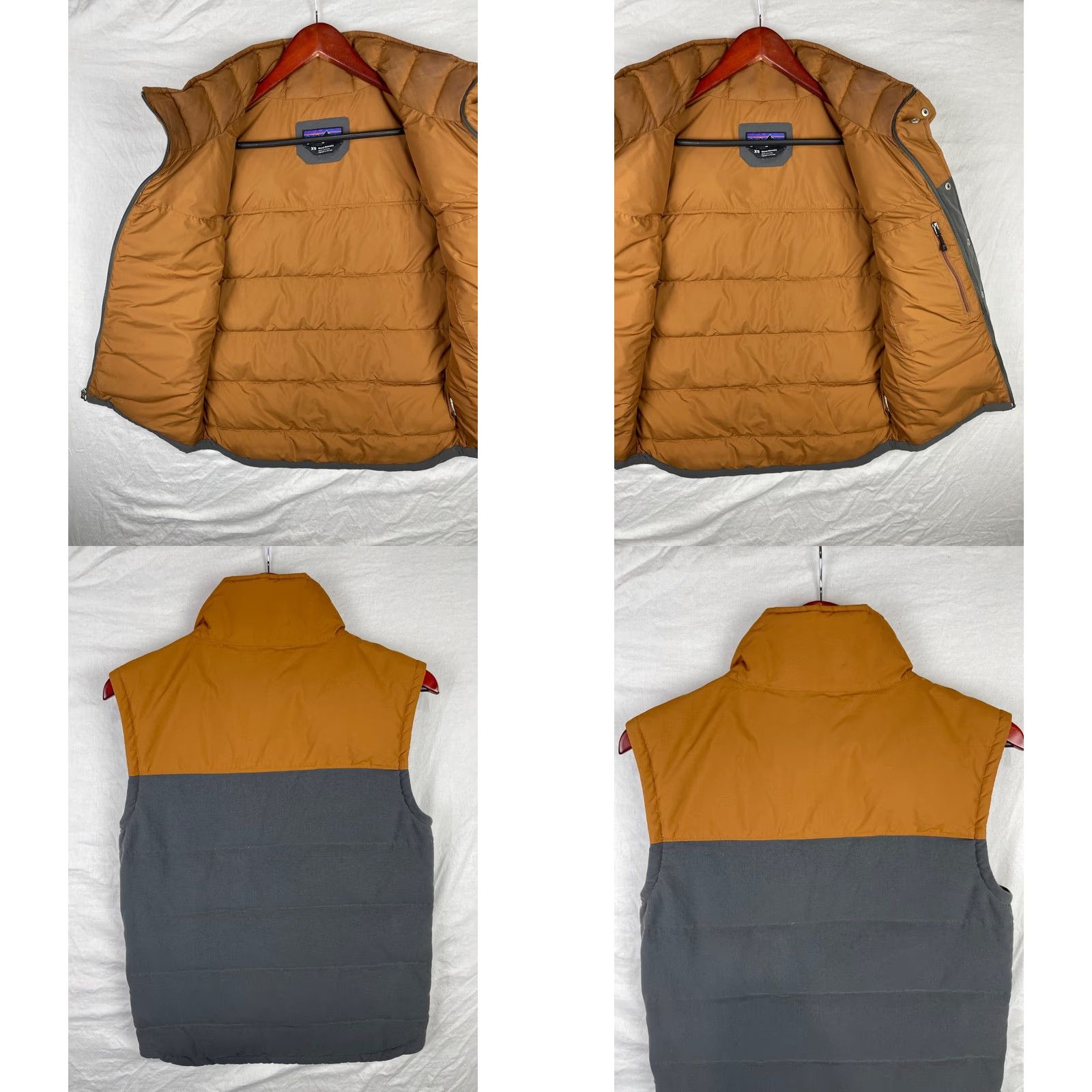 Patagonia Vest Men XS Bivy Down Reversible Full Zip Outdoor Puffer