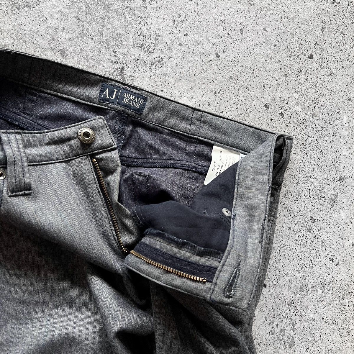Armani × Emporio Armani Armani Jeans Women Gray Stretch Trouser Pants Zipper Closure Size 30" / US 8 / IT 44 - 7 Thumbnail