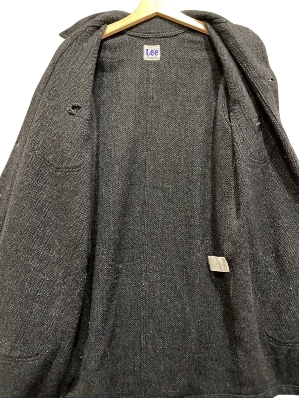 Sophnet. Sophnet x Lee Union Made Wool Herringbone Coat Jacket Size US M / EU 48-50 / 2 - 3 Thumbnail