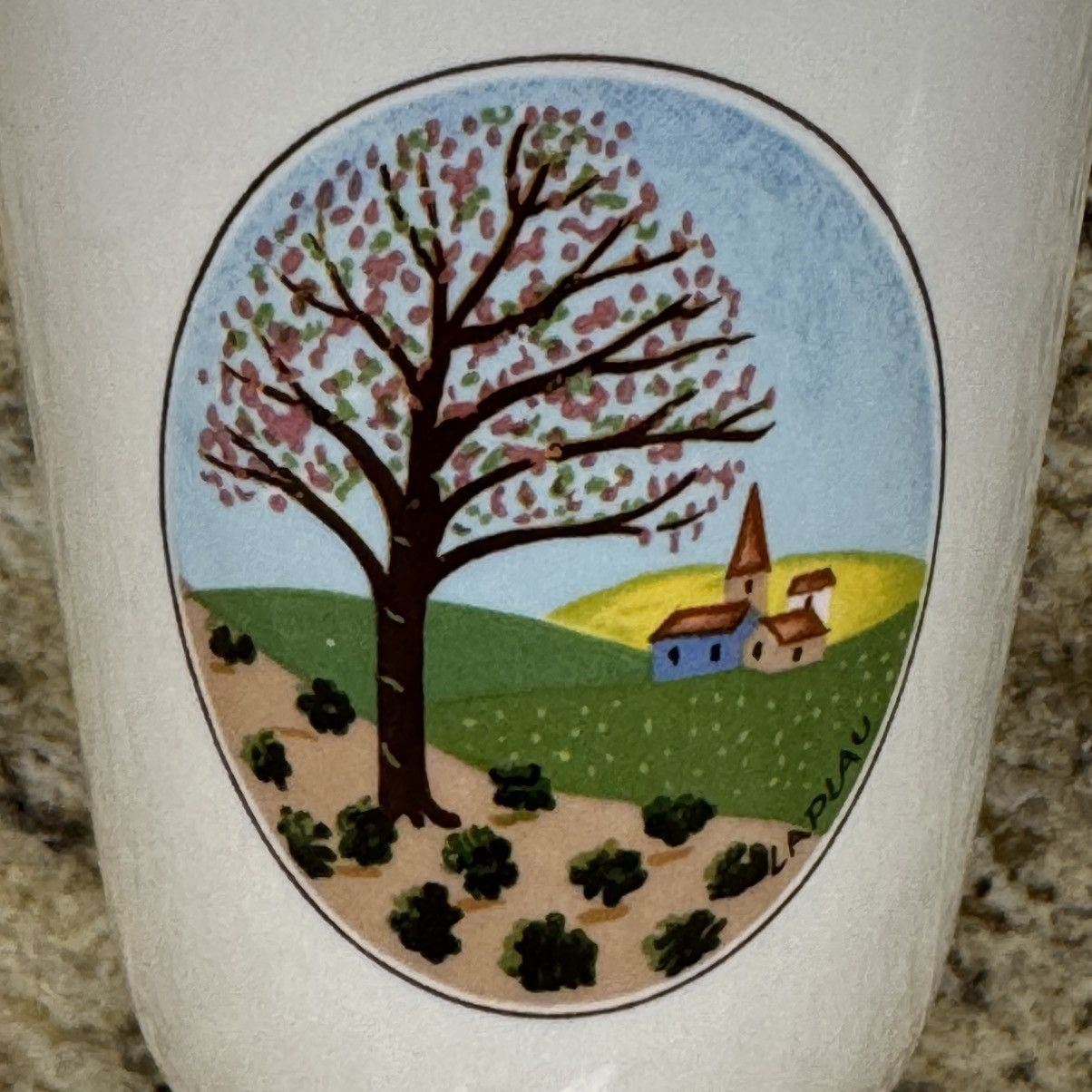 Vintage Villeroy & Boch Tree Design Naïf Laplau 5 1/4" Goblet Cup Size ONE SIZE - 3 Thumbnail