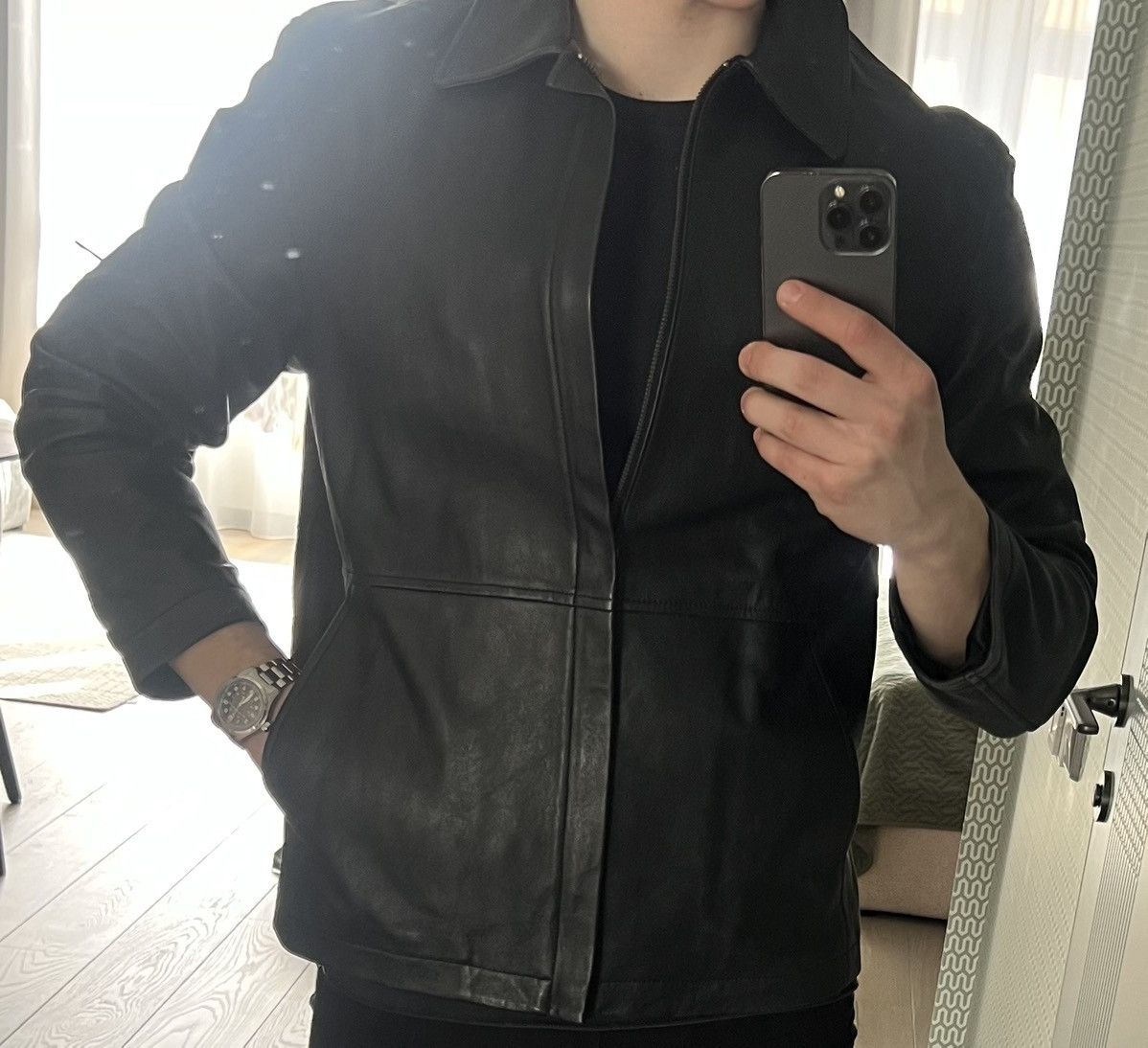Balenciaga Balenciaga 1997 leather jacket Size US M / EU 48-50 / 2 - 2 Thumbnail