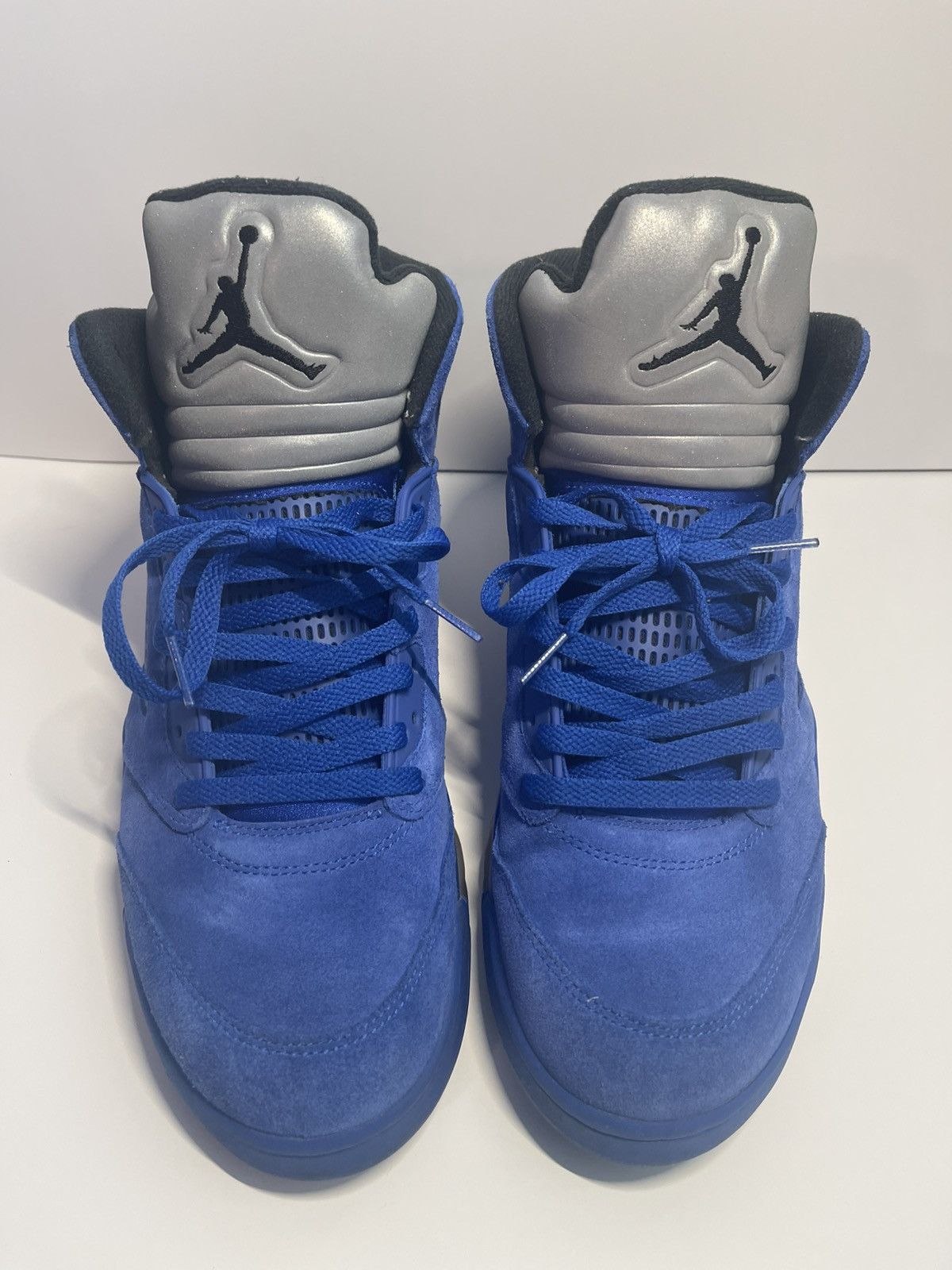 Nike Air Jordan 5 Retro Game Royal/Black 136027 401 Size 12 Men Size US 12 / EU 45 - 2 Thumbnail