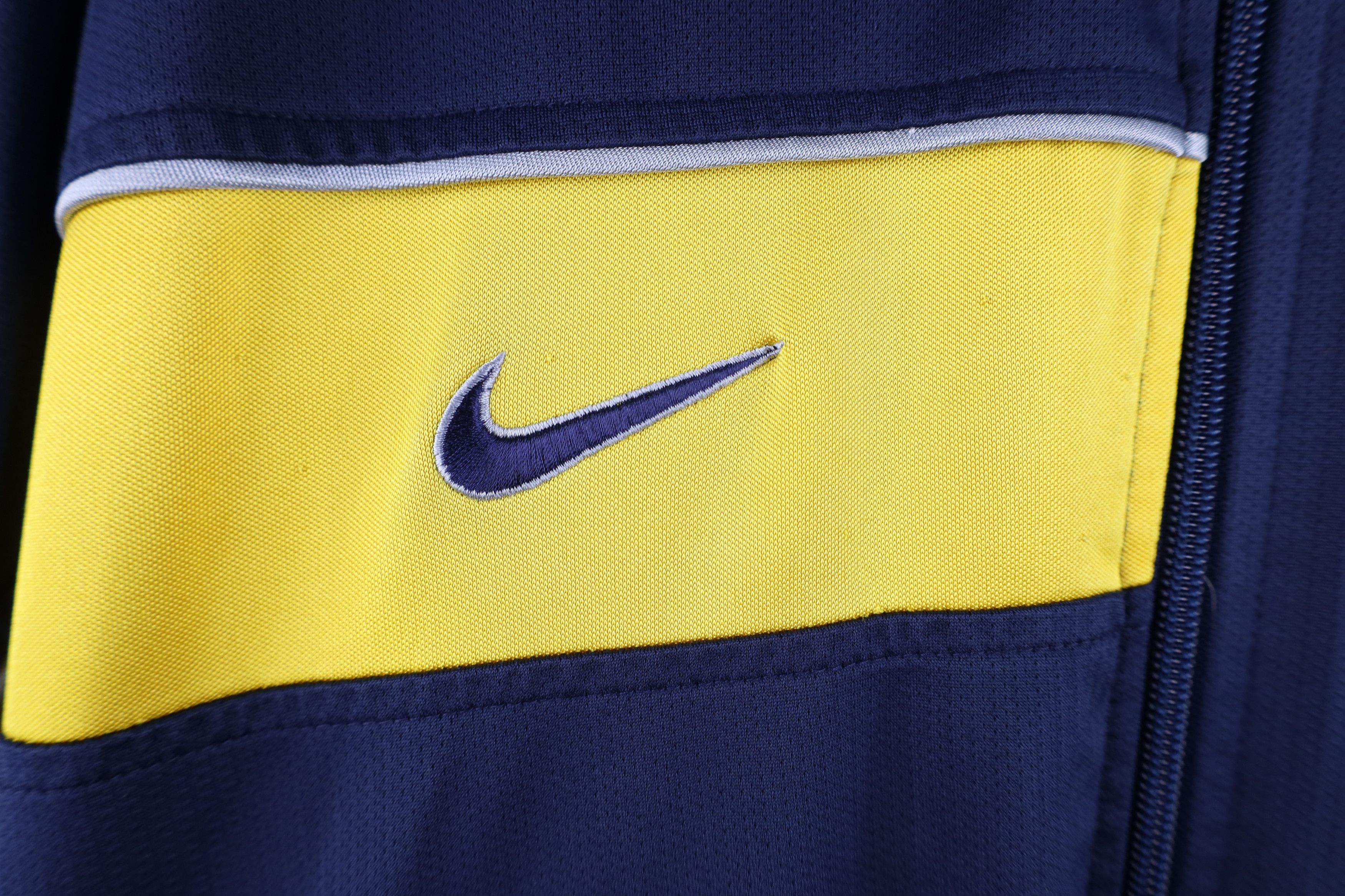 Nike × Vintage Vintage Nike Elite University of Michigan Warm Up Jacket Size US L / EU 52-54 / 3 - 6 Thumbnail