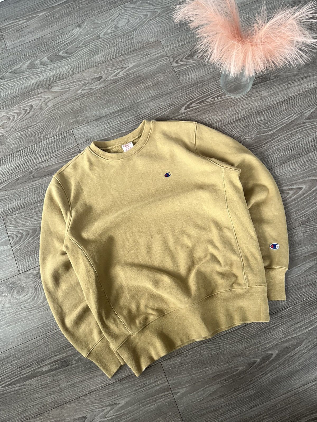 Champion × Japanese Brand × Other ‼️Champion Knit Logo Heavy Cotton Crew neck Sweatshirt‼️ Size US L / EU 52-54 / 3 - 7 Thumbnail