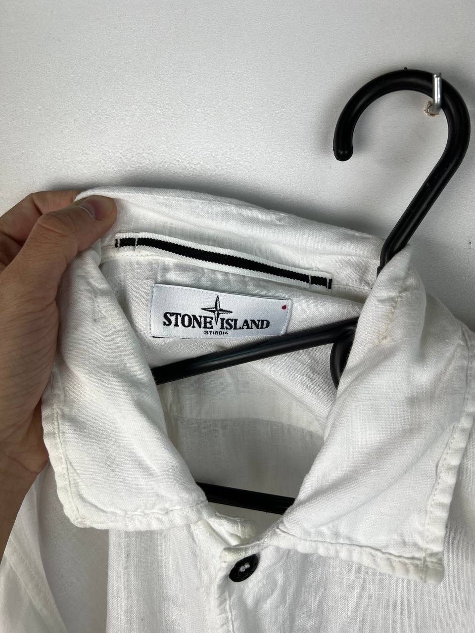 Vintage Stone Island luxury linen shirt size L Size US L / EU 52-54 / 3 - 3 Thumbnail