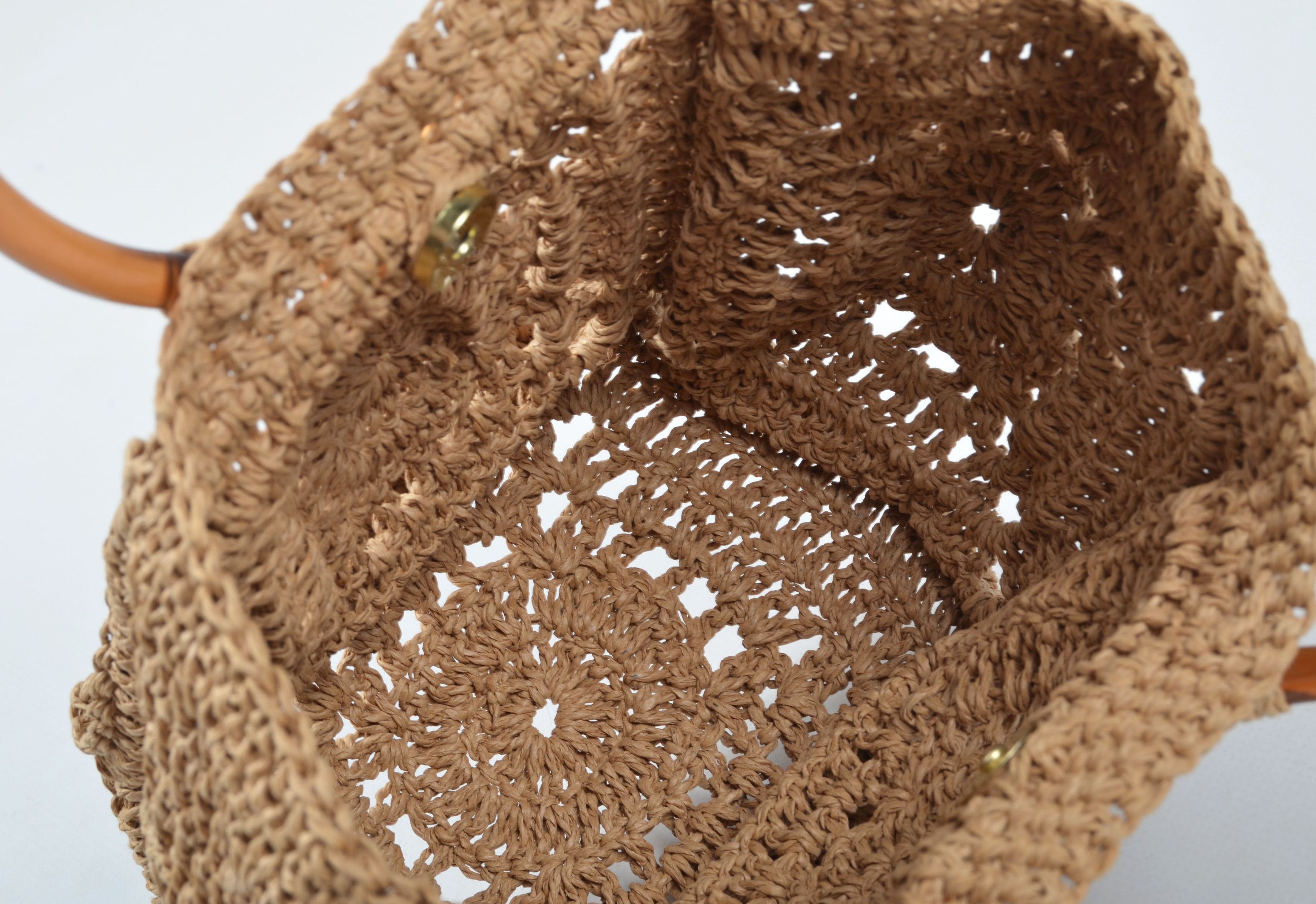 Other Vintage Y2K Boho Woven Straw Small Bag Purse Size ONE SIZE - 4 Thumbnail