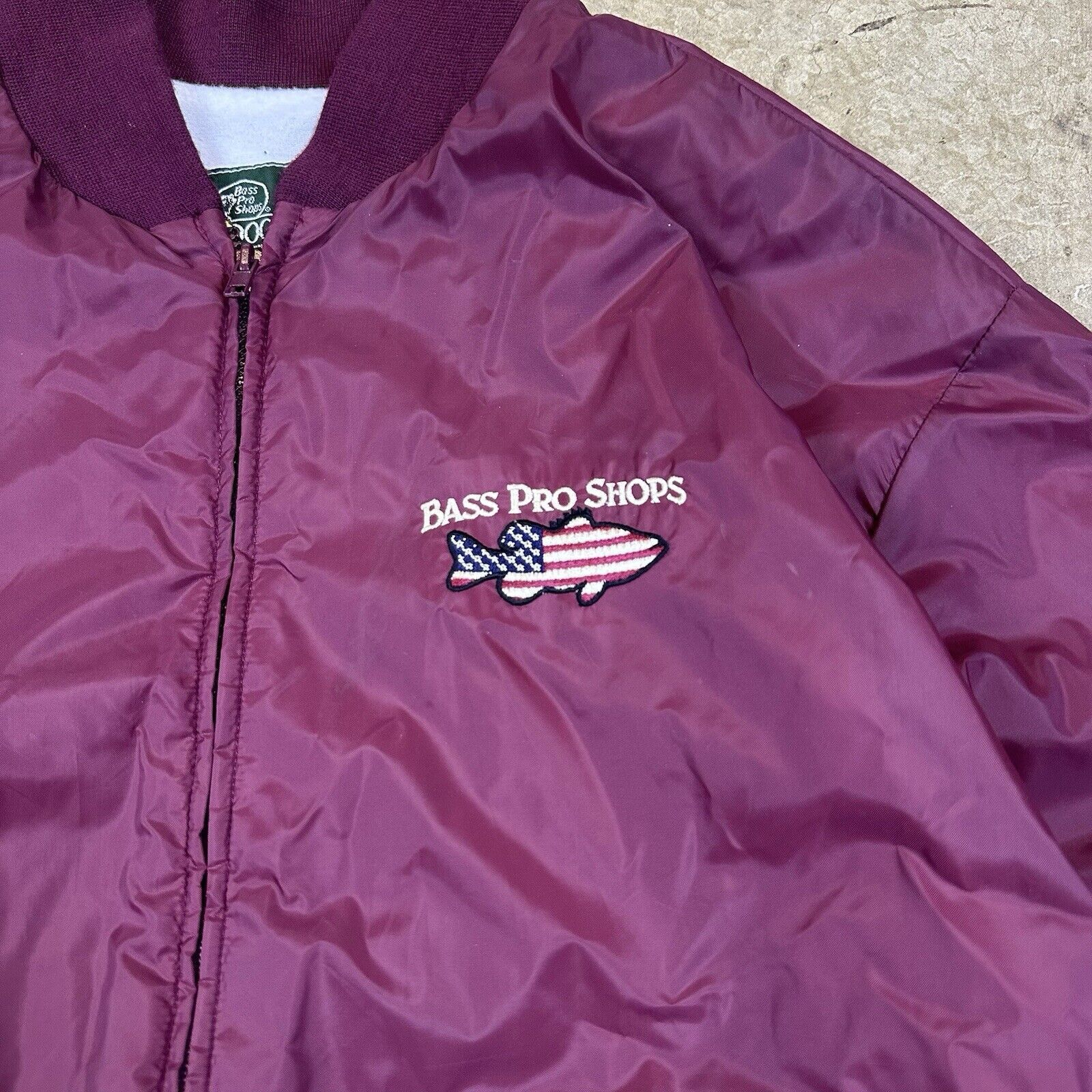 Bass Pro Shops × Vintage Vintage 80s Bass Pro Shop Satin Jacket Size US L / EU 52-54 / 3 - 2 Thumbnail
