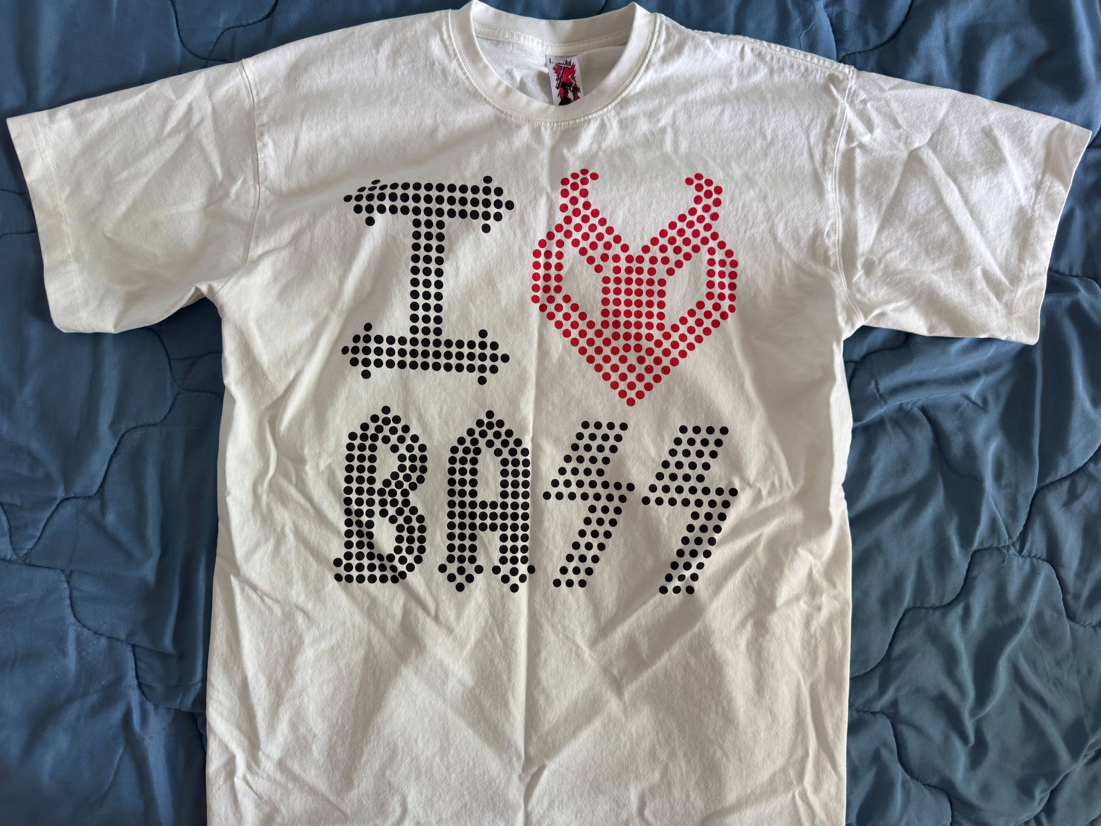 Other CHE 2026 Tour Tee, I <3 BASS, "Dead Silent? Never." Size US L / EU 52-54 / 3 - 1 Thumbnail