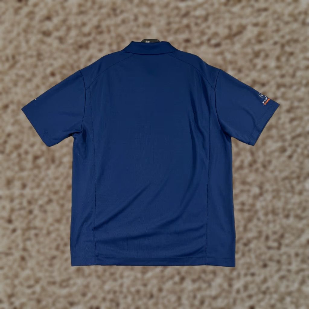 Nike Nike Polo Shirt Mens XL Blue Golf Polo Nike Dri-Fit Golf Shirt Slim 100% Polyester Light Weight Casual Sports Shirt Mens XL Blue Nike Size US XL / EU 56 / 4 - 1 Thumbnail