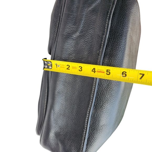 Roots Roots Black Leather Messenger Bag Size ONE SIZE - 5 Thumbnail