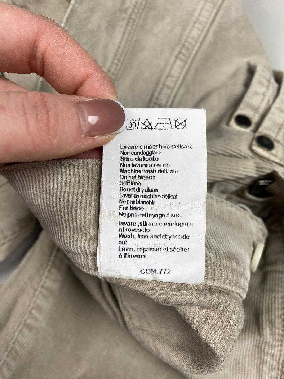 Neil Barrett Neil Barrett Men’s Corduroy Chino Pants Trousers Size US 31 - 15 Thumbnail