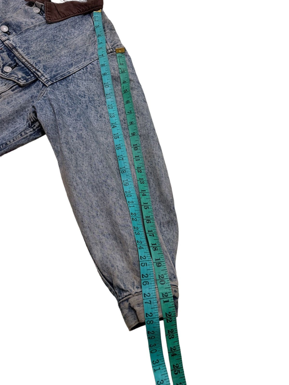 Levi's VINTAGE LEVIS ALASKA ORANGE TAB J02 ACID WASH DENIM JACKET Size US M / EU 48-50 / 2 - 19 Thumbnail