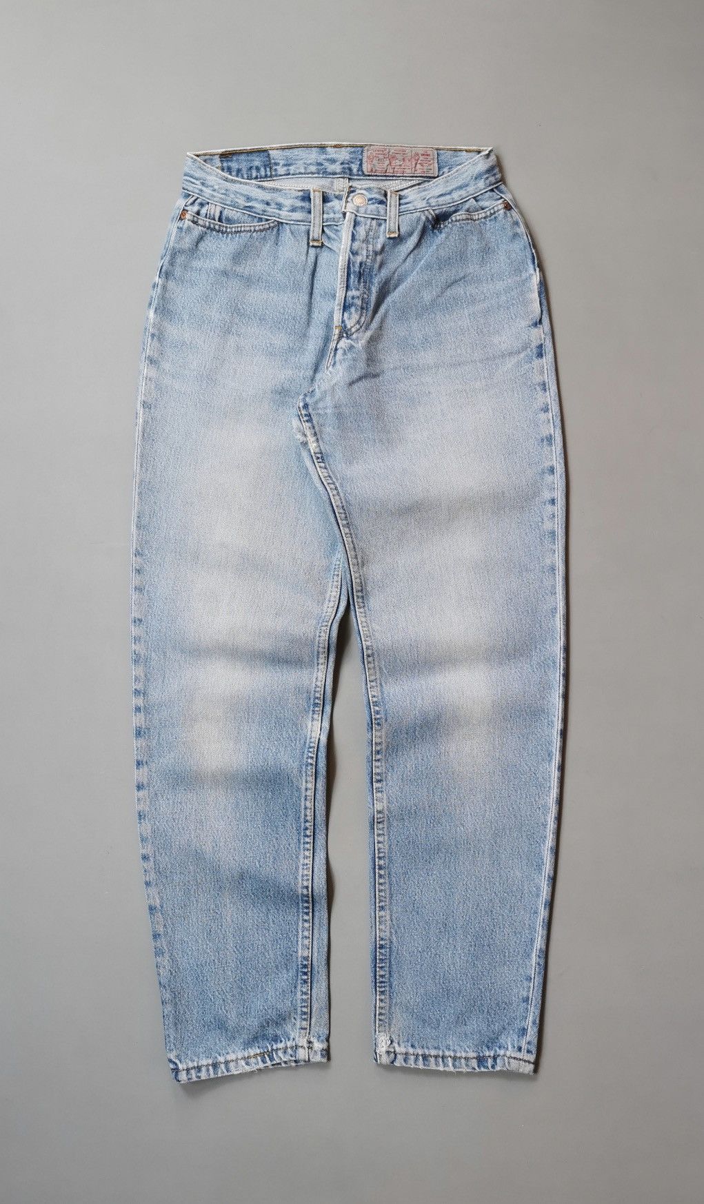 Levi's Curvy fit Made in UK 90s Vintage Levis 901 Jeans Women Size 27" / US 4 / IT 40 - 5 Thumbnail