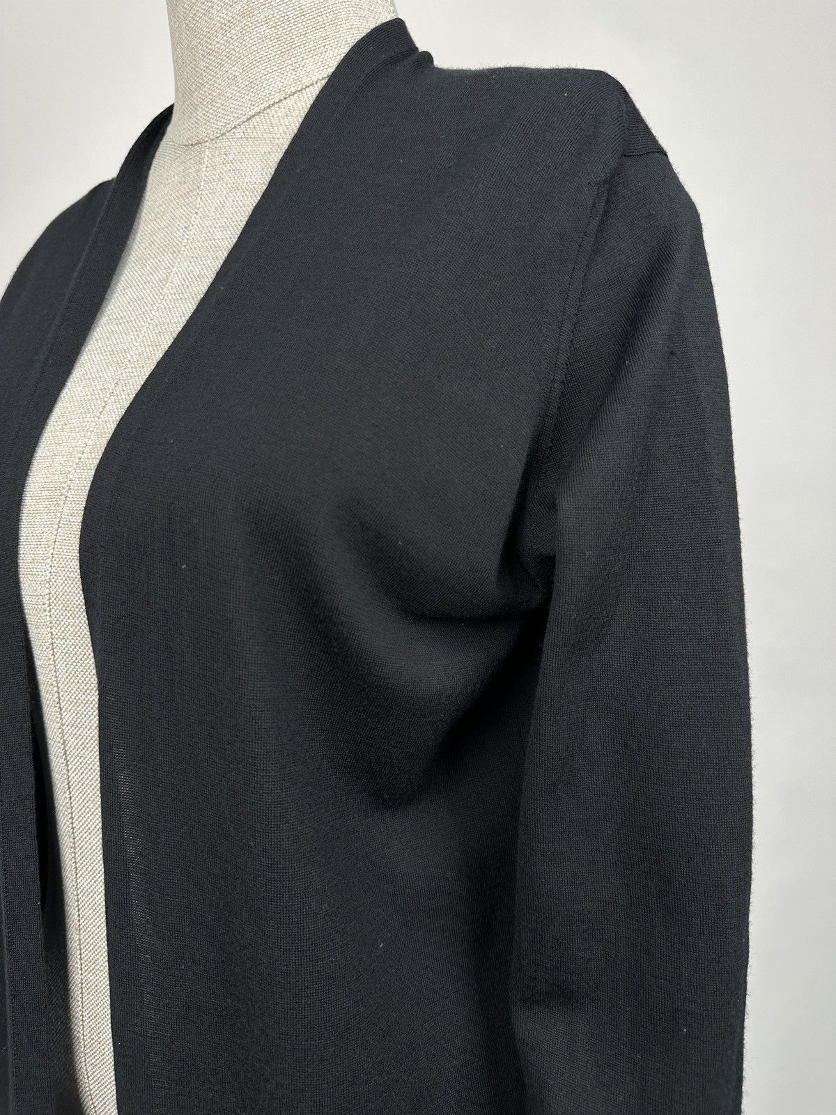 John Smedley JOHN SMEDLEY 100% Merino Wool Extrafine Open Front Cardigan Size L / US 10 / IT 46 - 8 Thumbnail