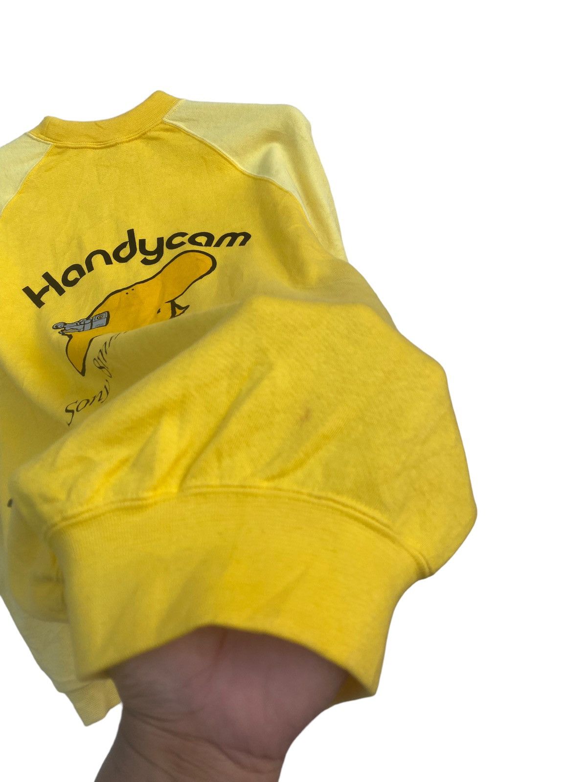 Sony Vintage Sony Handycam Raglan Sweatshirt Size US M / EU 48-50 / 2 - 8 Thumbnail