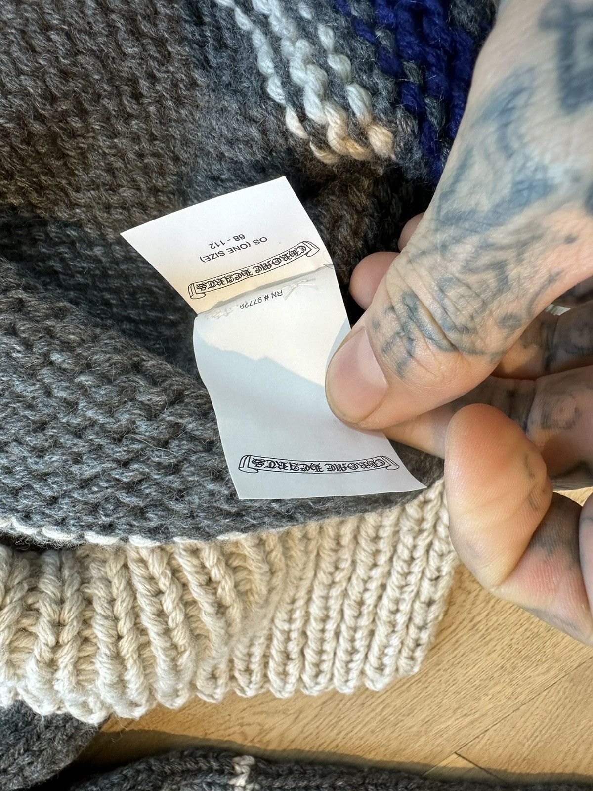 Chrome Hearts Chrome Hearts COZY Cashmere Cross Patch Sweater M L XL XXL Size US XL / EU 56 / 4 - 13 Thumbnail
