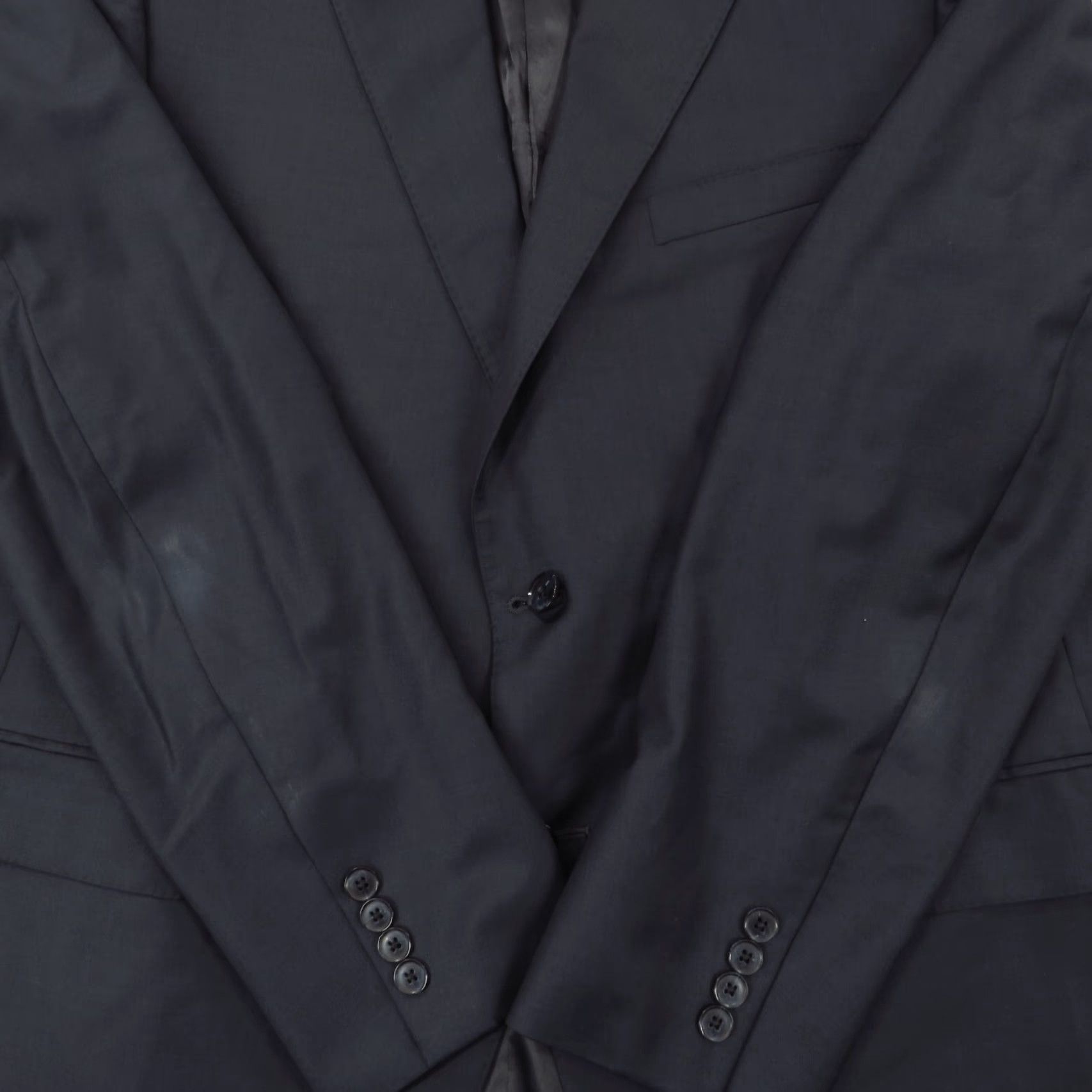Peter Millar Peter Millar Blazer Mens 46R Navy Blue Wool Jacket Double Vented Golf Clubhouse Size 46R - 5 Thumbnail