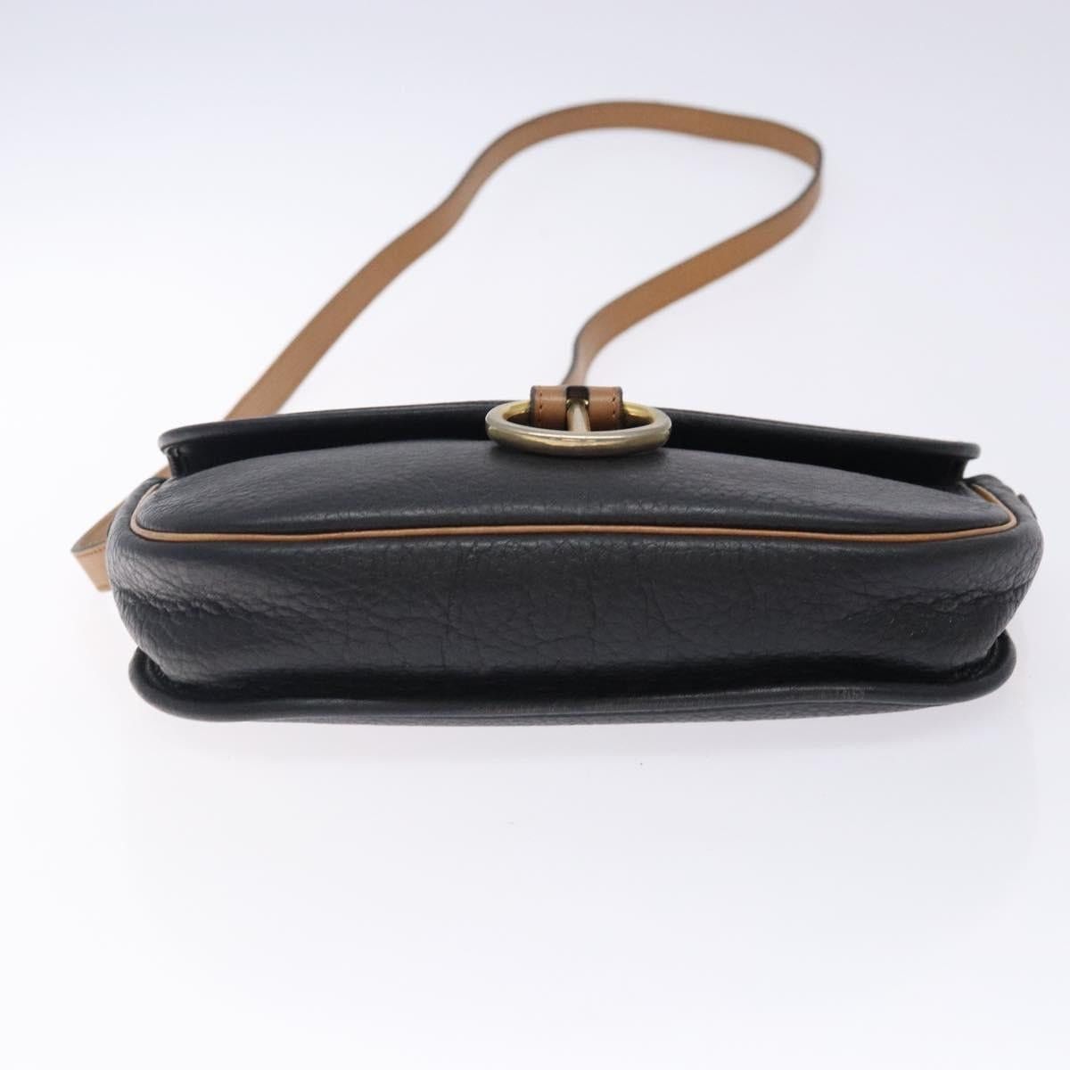 Dior DIOR Shoulder Bag Leather Black Gold Size ONE SIZE - 9 Thumbnail