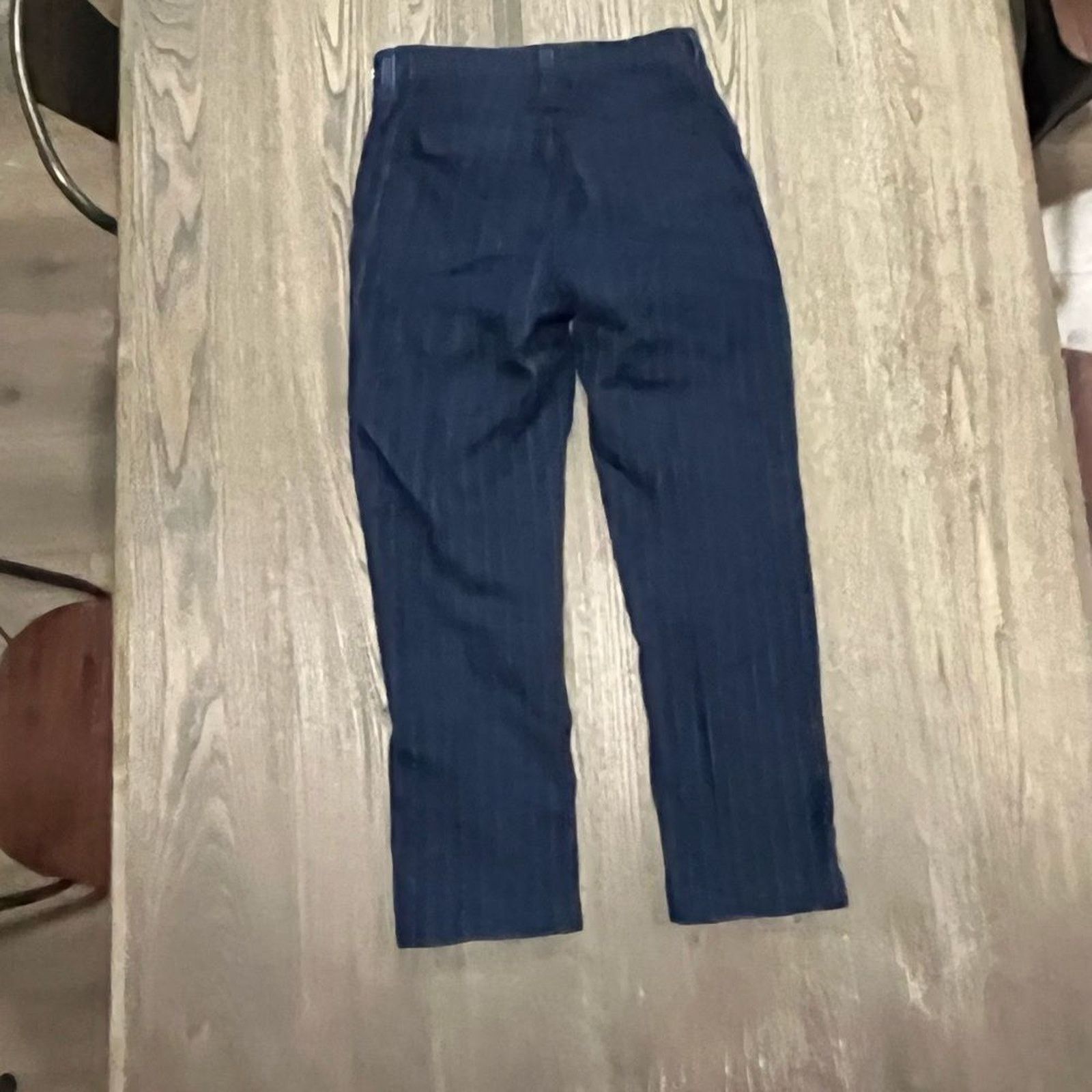 NYDJ Not your daughters jeans Straight Leg Pants Pin Stripe Siz 4 Size 27" / US 4 / IT 40 - 9 Thumbnail