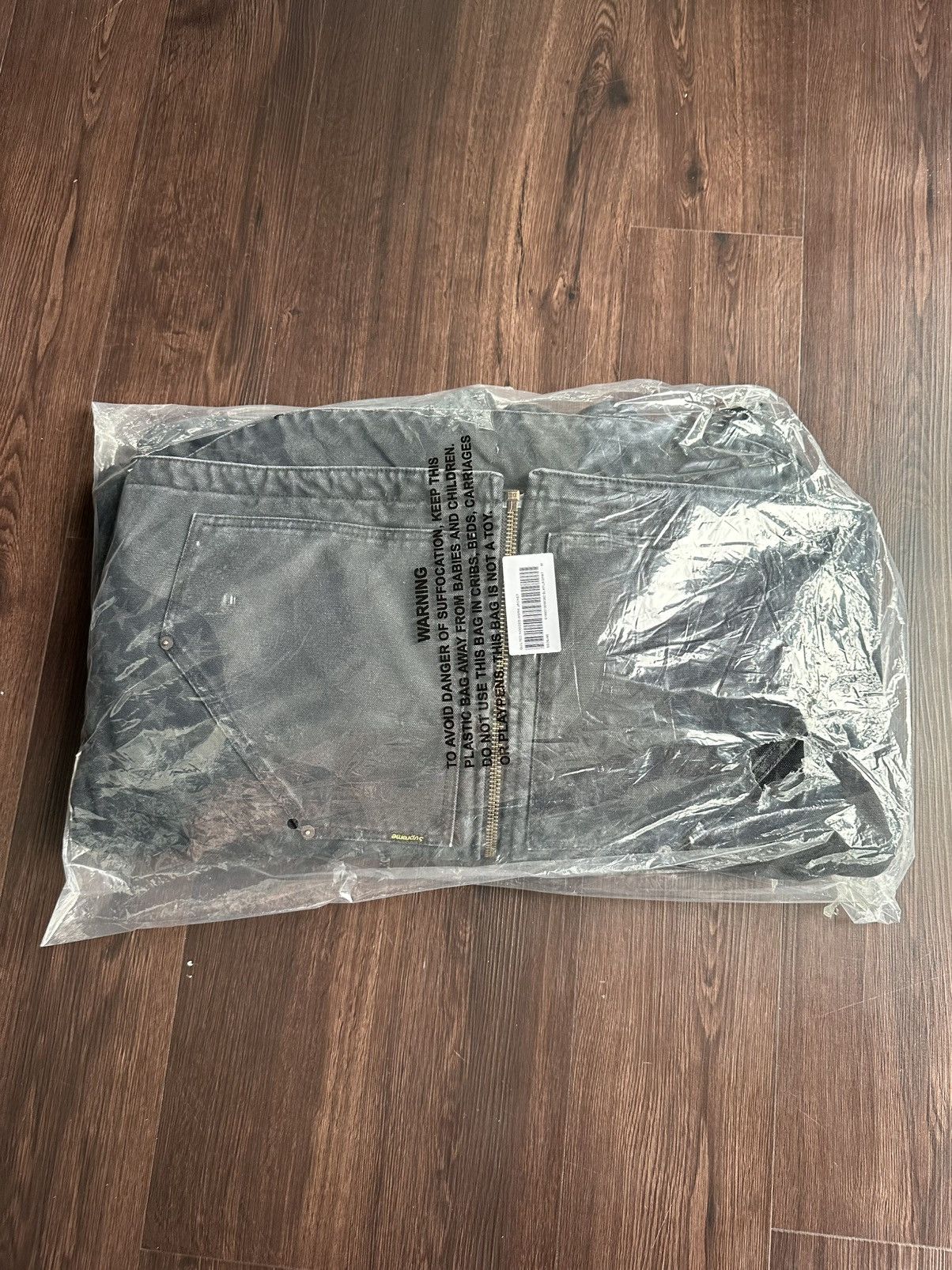 Supreme Supreme Flag Quilted Hooded Work Jacket Black Medium Size US M / EU 48-50 / 2 - 17 Thumbnail
