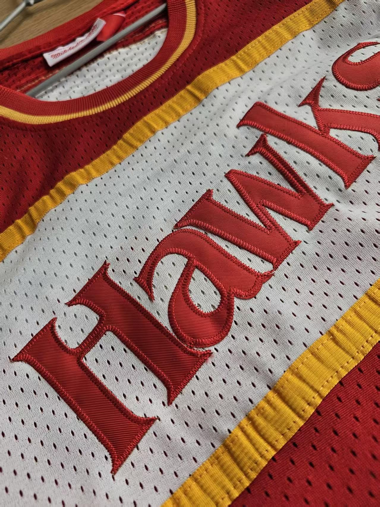 NBA Atlanta Hawks #4 Spud Webb Jersey Red Size US M / EU 48-50 / 2 - 5 Thumbnail