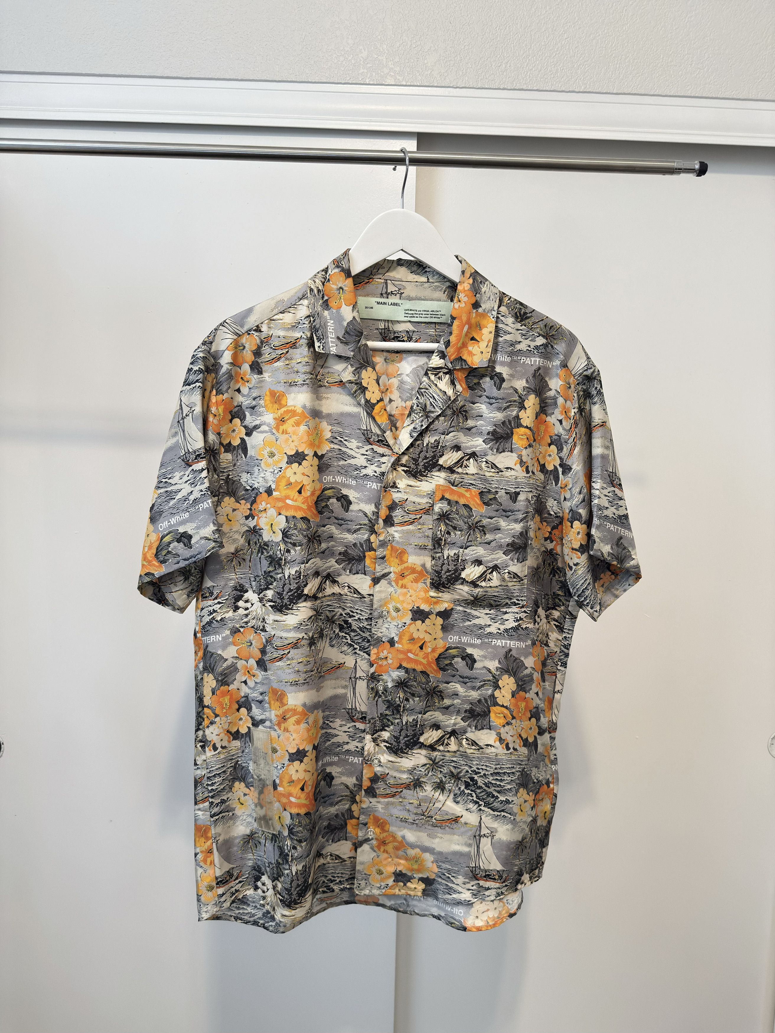 Off-White AW16 OFF-WHITE c/o VIRGIL ABLOH TARTAN FLANNEL SHIRT