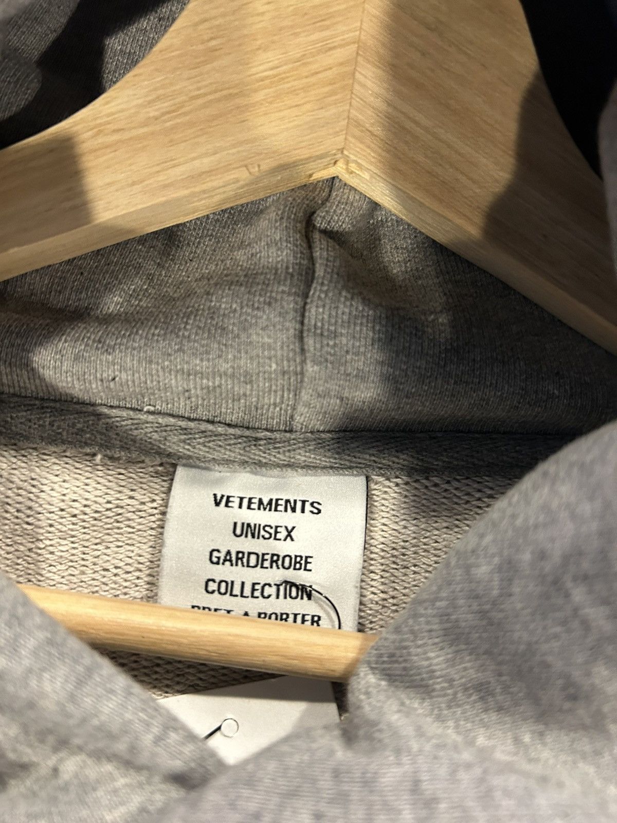 Vetements Light gray vetements hoodie Size US M / EU 48-50 / 2 - 3 Thumbnail