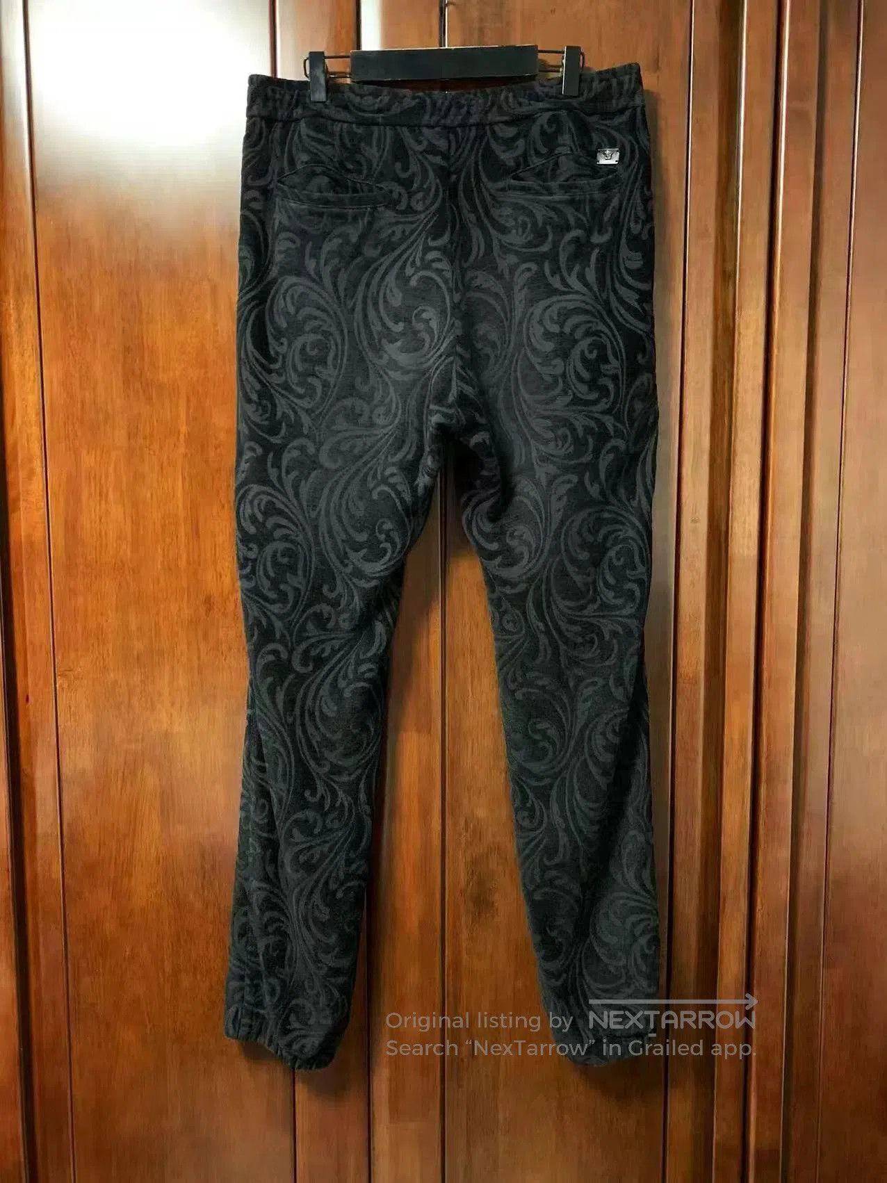 Japanese Brand Versace Men's Baroque Print Casual Pants. Size US 33 - 2 Thumbnail