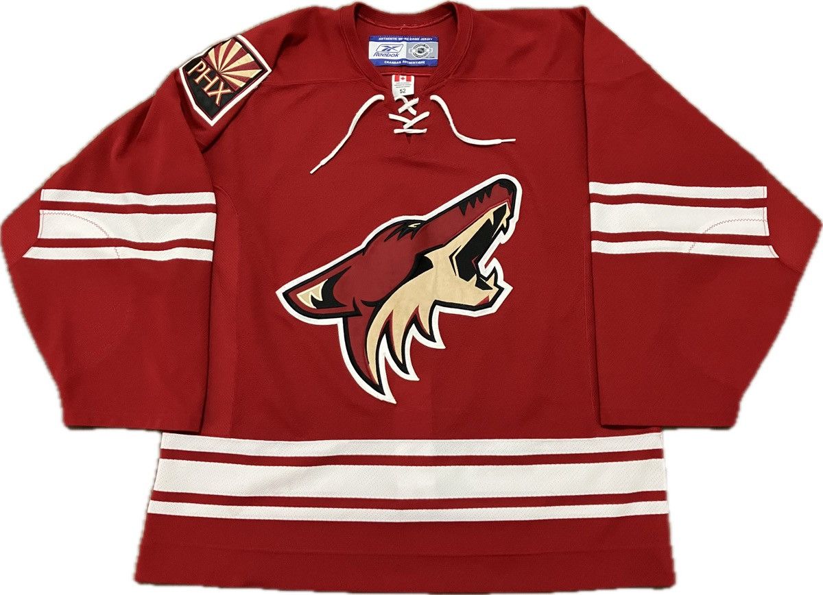 image of Phoenix Coyotes Reebok Authentic Nhl Hockey Jersey Size 52, Men's