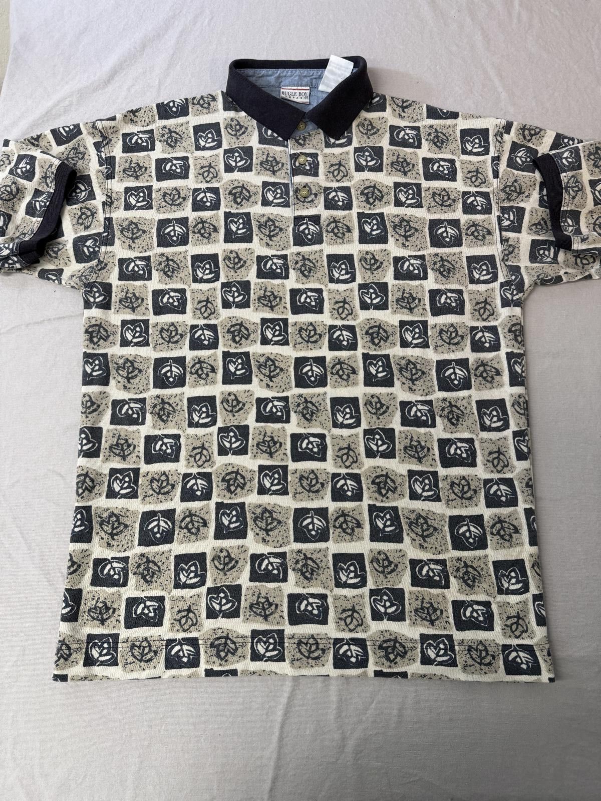 Bugle Boy VTG 90s Bugle Boy Company Leaf Checkered Pattern L Size US L / EU 52-54 / 3 - 1 Thumbnail