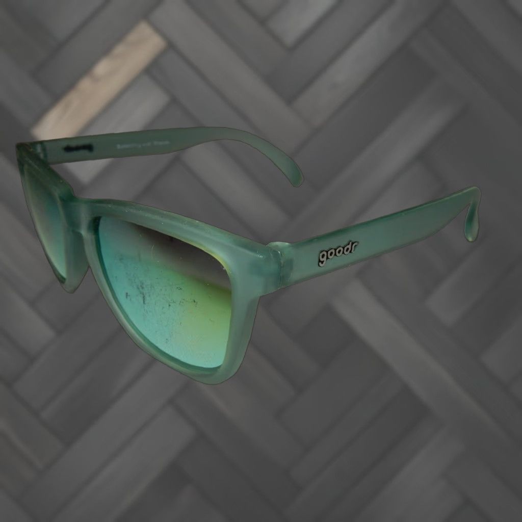 Vintage Goodr Sunglasses Unisex Adults Green Sunbathing 90s Accessories Size ONE SIZE - 1 Thumbnail