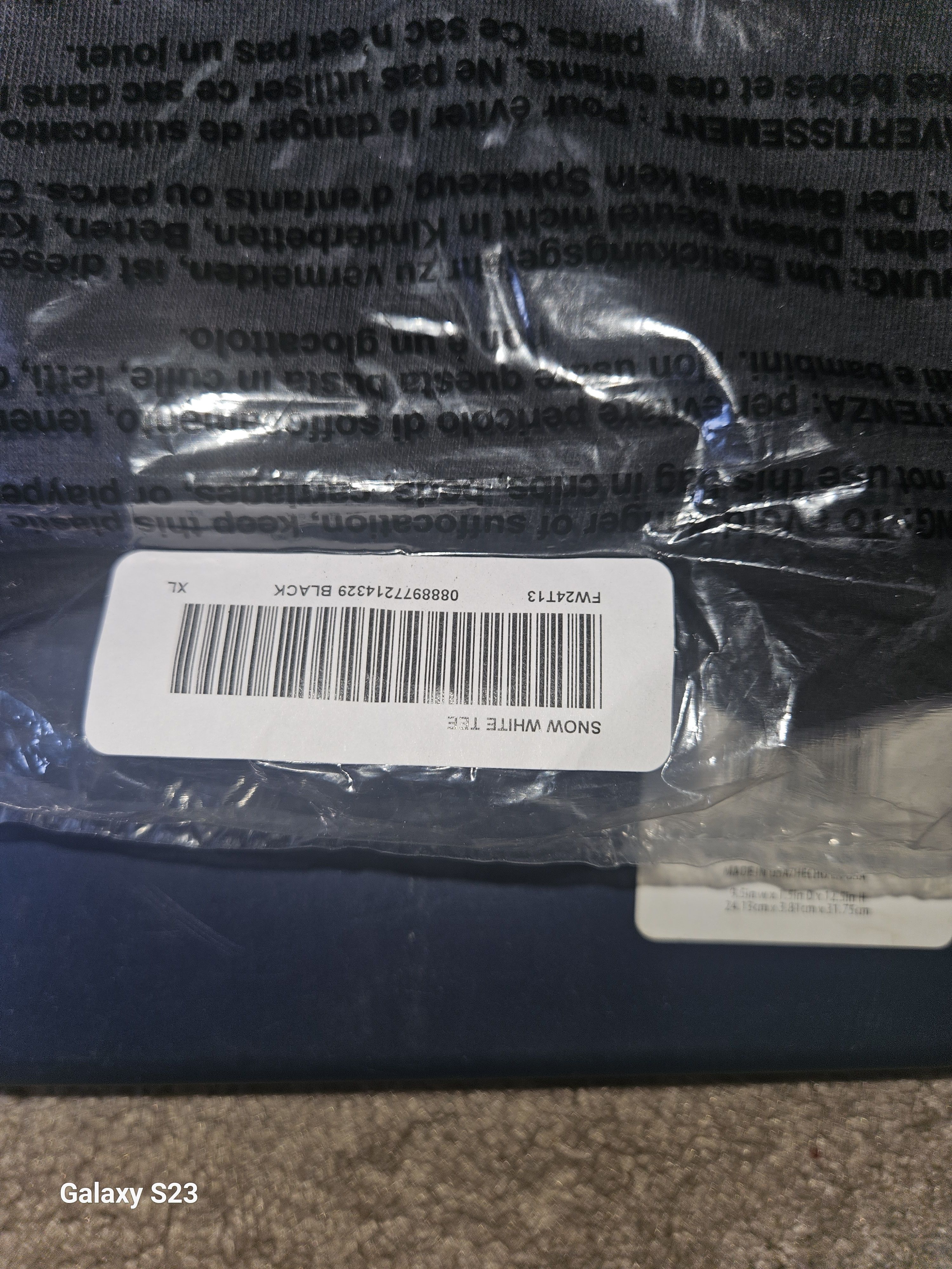 Supreme Supreme FW24 Snow White Tee Size XL Size US XL / EU 56 / 4 - 4 Thumbnail