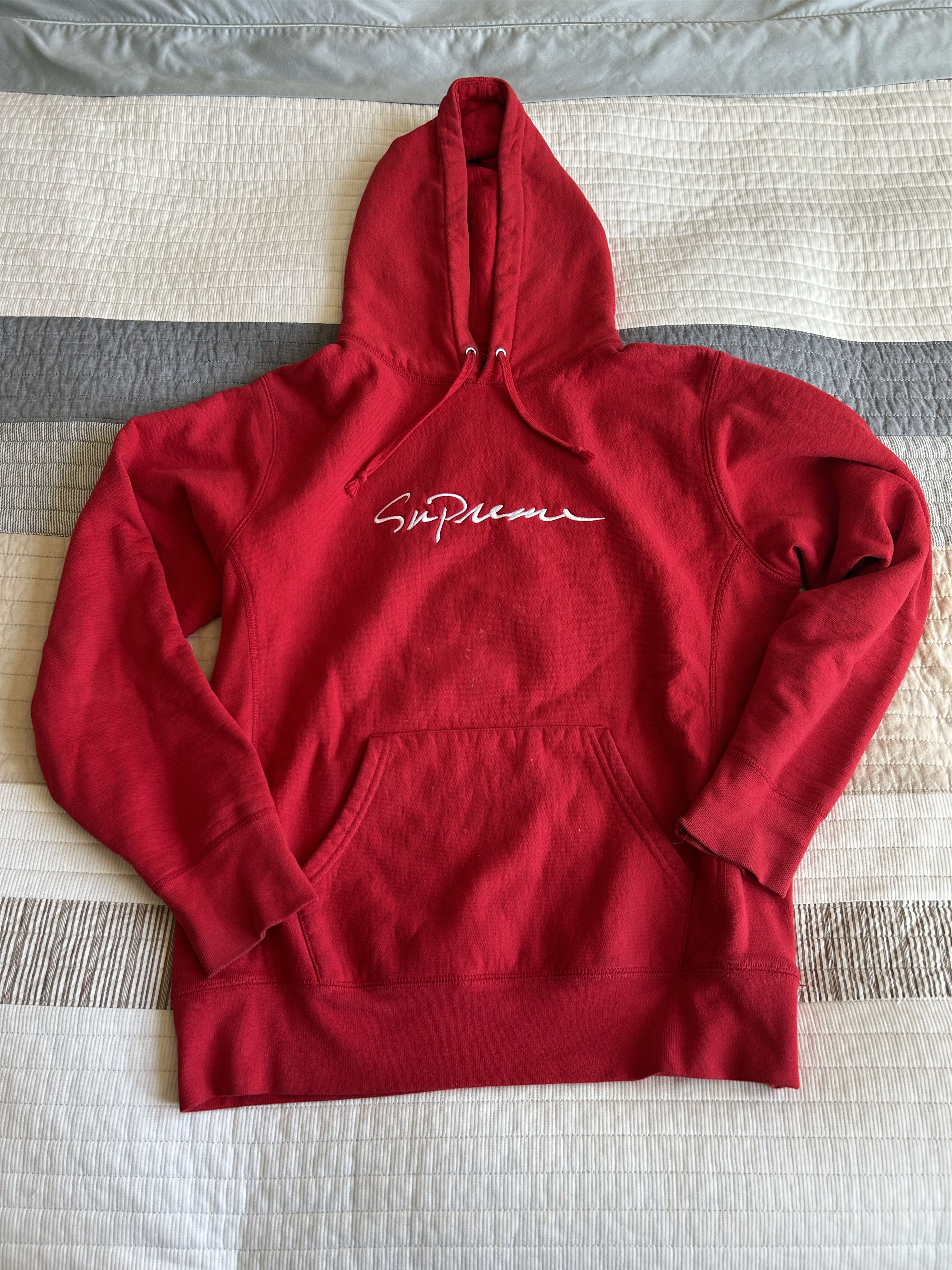 Supreme Supreme Script Logo Hoodie Size US M / EU 48-50 / 2 - 1 Thumbnail