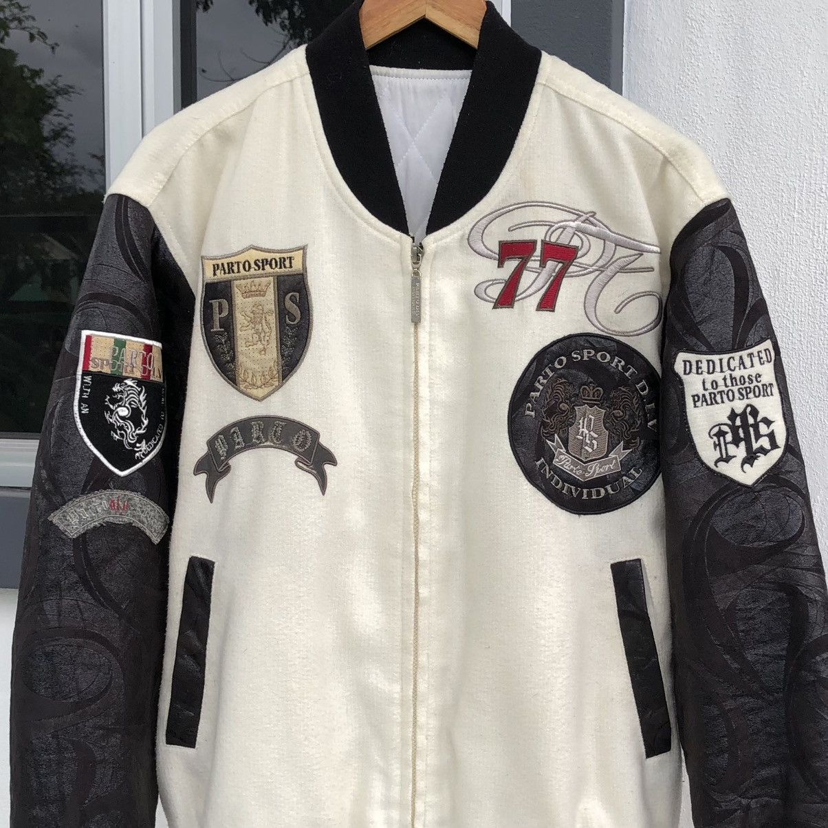 Japanese Brand Parto II Individual Sport 77 Patches Embroidery Logo Jacket Size US L / EU 52-54 / 3 - 6 Thumbnail