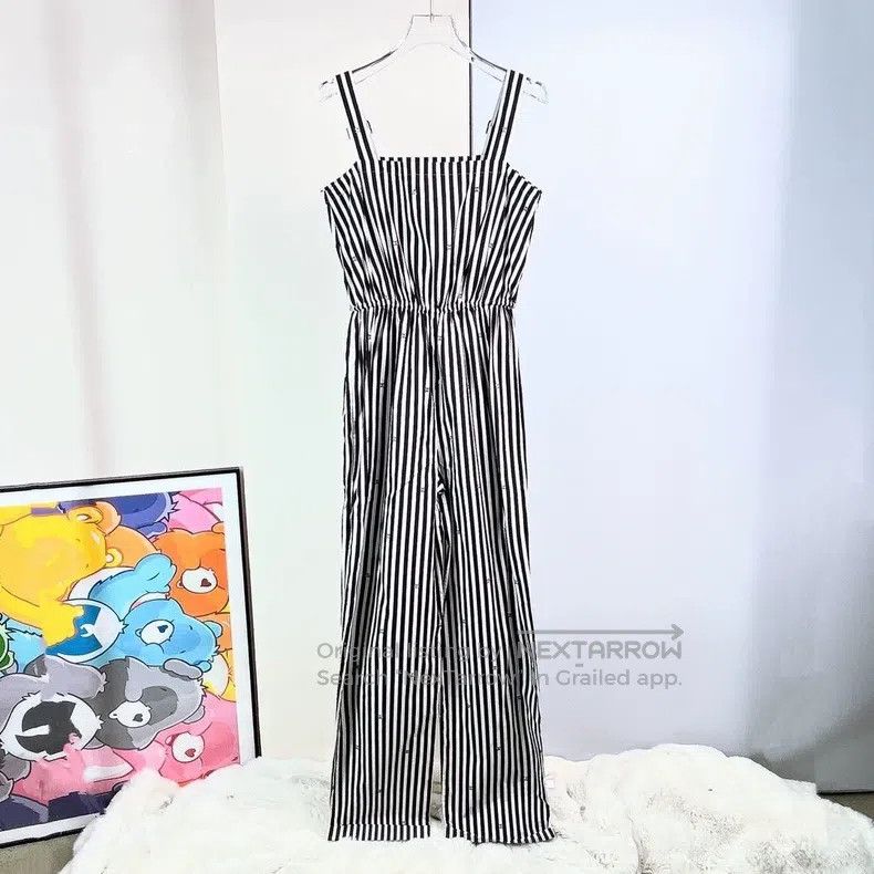 Chanel Chanel 24M black and white striped suspender jumpsuit Size 24" / US 00 / IT 34 - 2 Thumbnail
