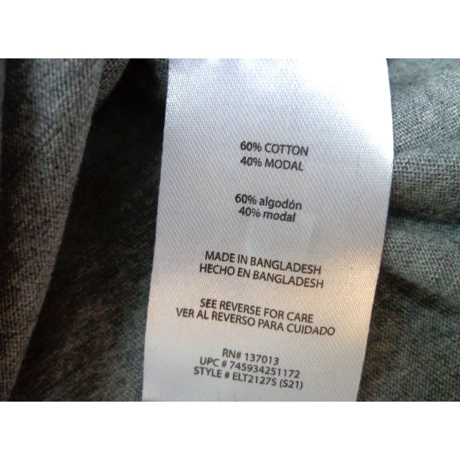 Eddie Bauer Eddie Bauer Womens Scoop Neck T-Shirt Heather Steel Gray SMALL MSRP-5 Size S / US 4 / IT 40 - 4 Thumbnail