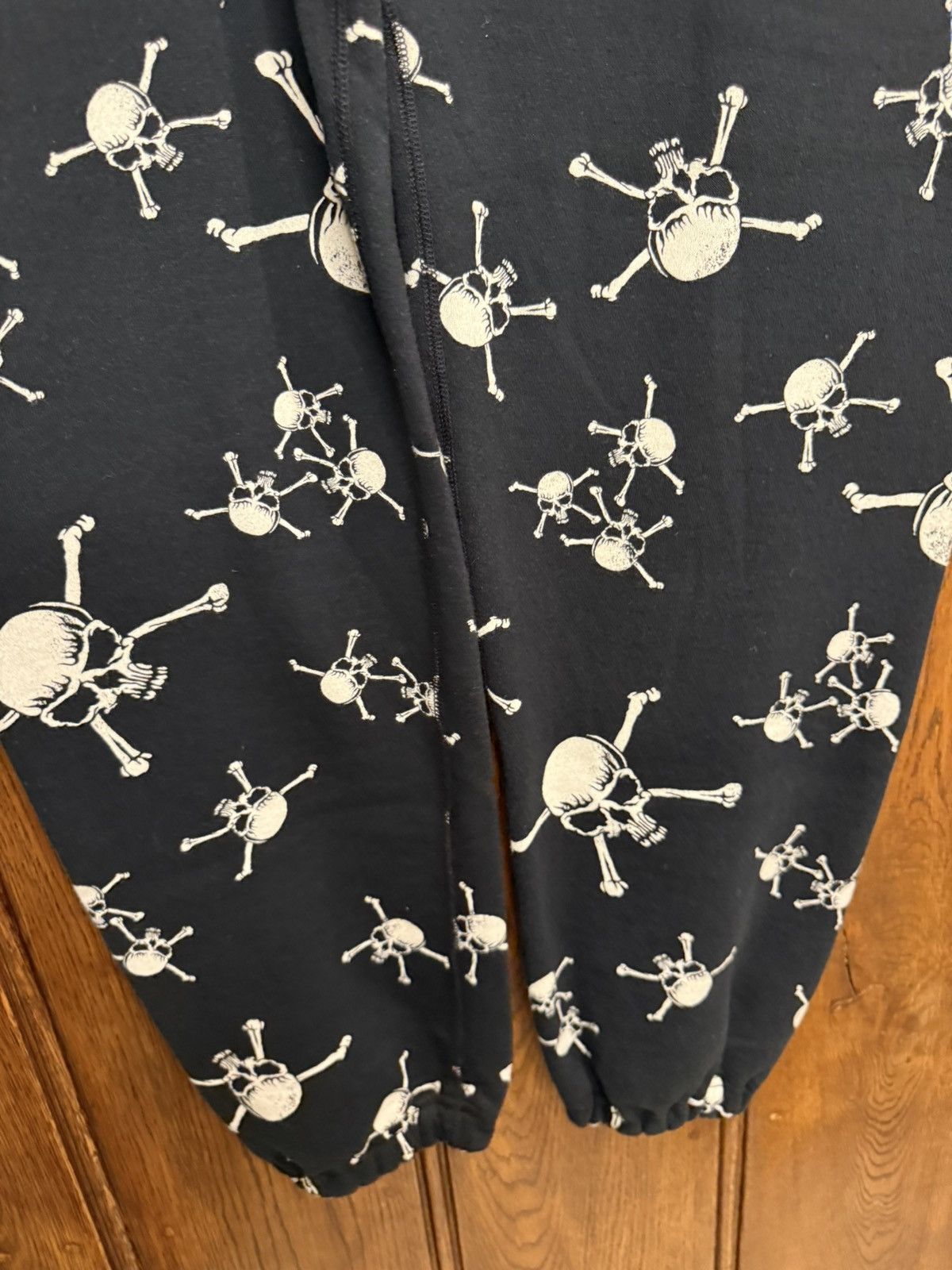 Saint Michael Saint Mxxxxxx skull black logo joggers sweatpants Michael L Size US 34 / EU 50 - 16 Thumbnail