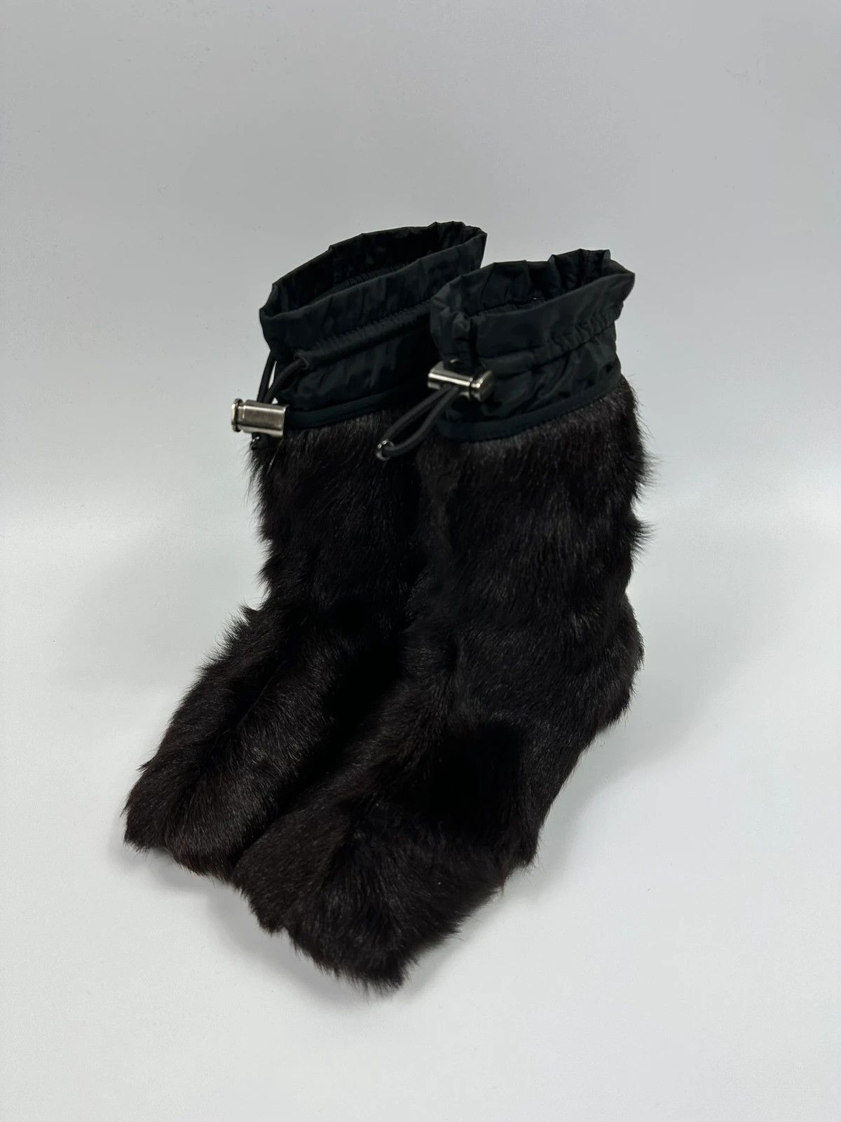 Prada Prada Sport FW99 Brown Fur Yeti Boots Size US 9 / IT 39 - 3 Thumbnail