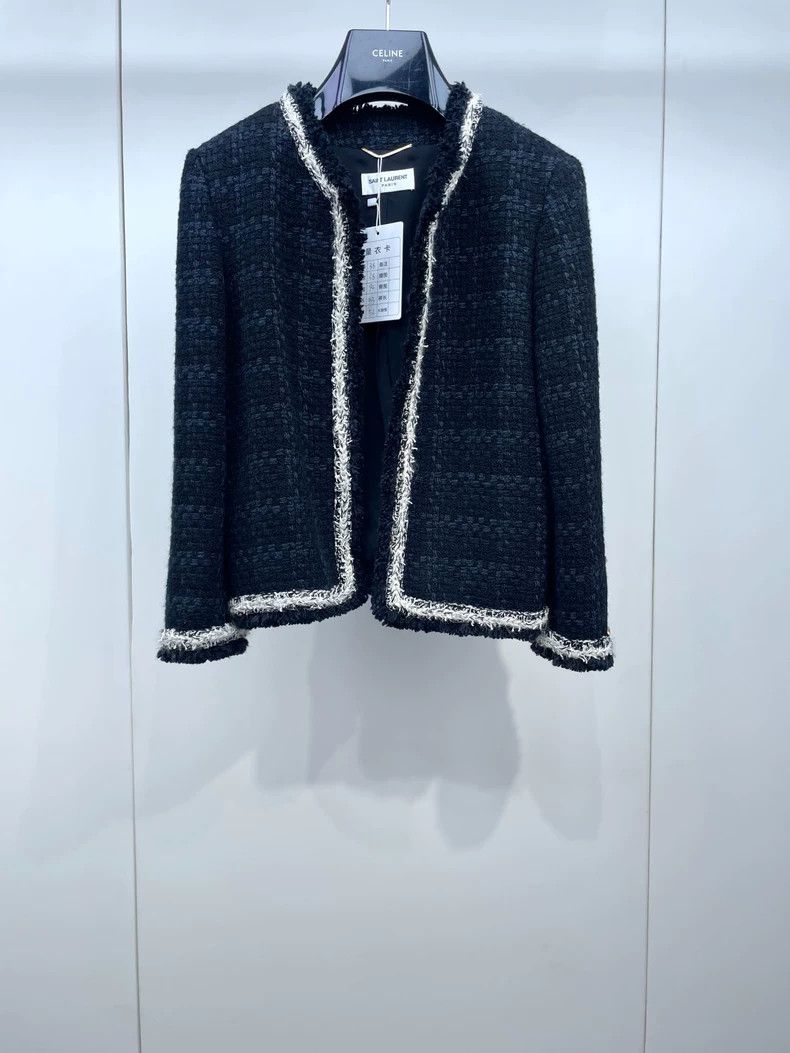 SAINT LAURENT Tweed Knit Jacket - dmc