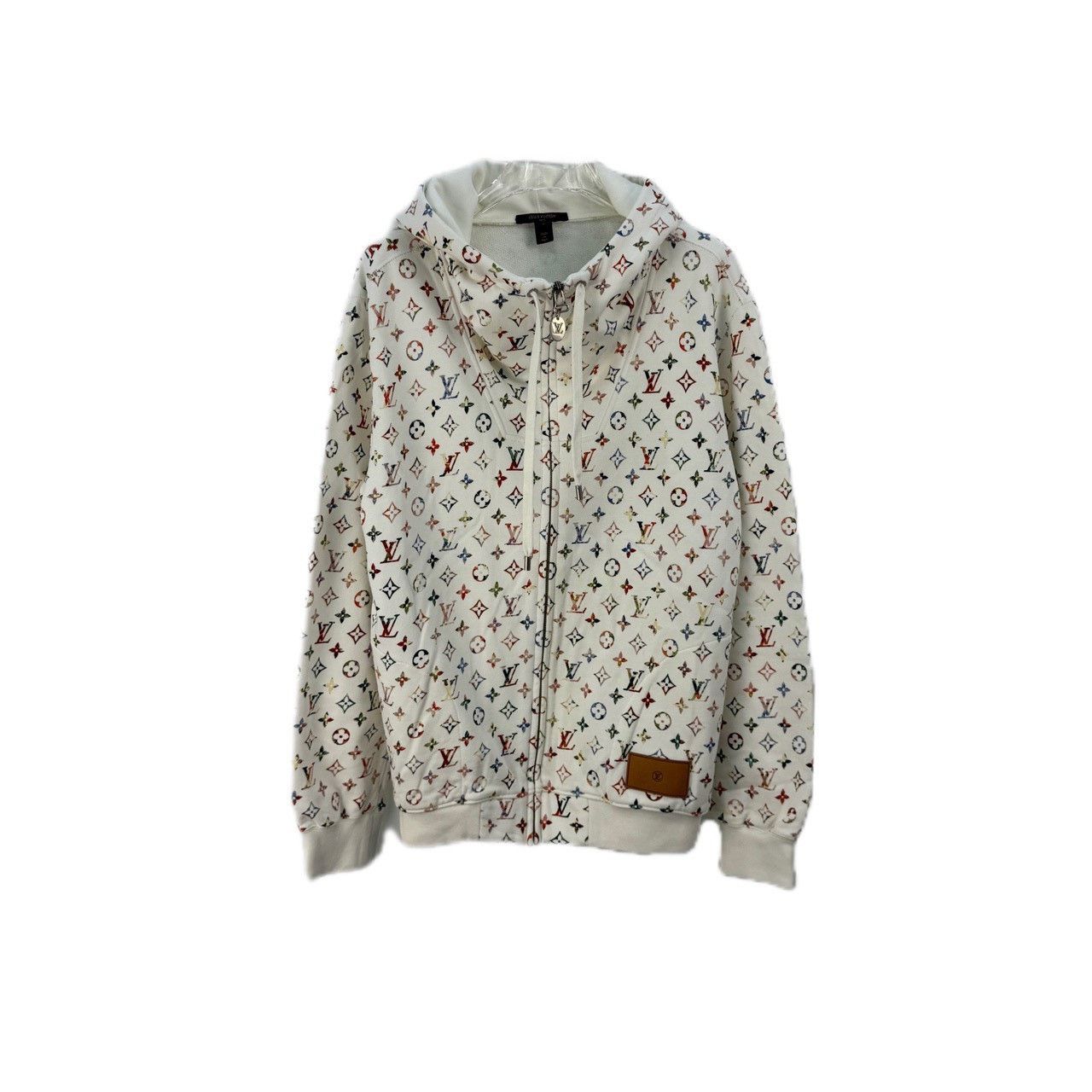 Louis Vuitton Louis Vuitton White full color small logo hooded leather la Size US L / EU 52-54 / 3 - 1 Thumbnail
