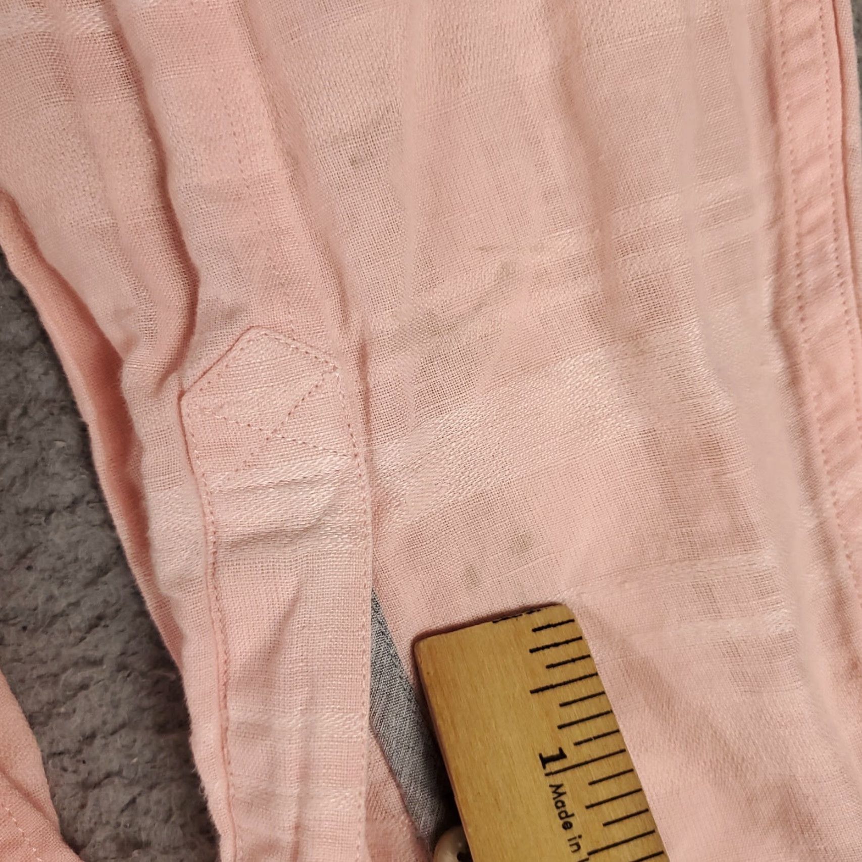 Tommy Bahama Tommy Bahama Shirt Mens XL Pink Striped Linen Cotton Button-Up Long Sleeve Casual Size US XL / EU 56 / 4 - 5 Thumbnail