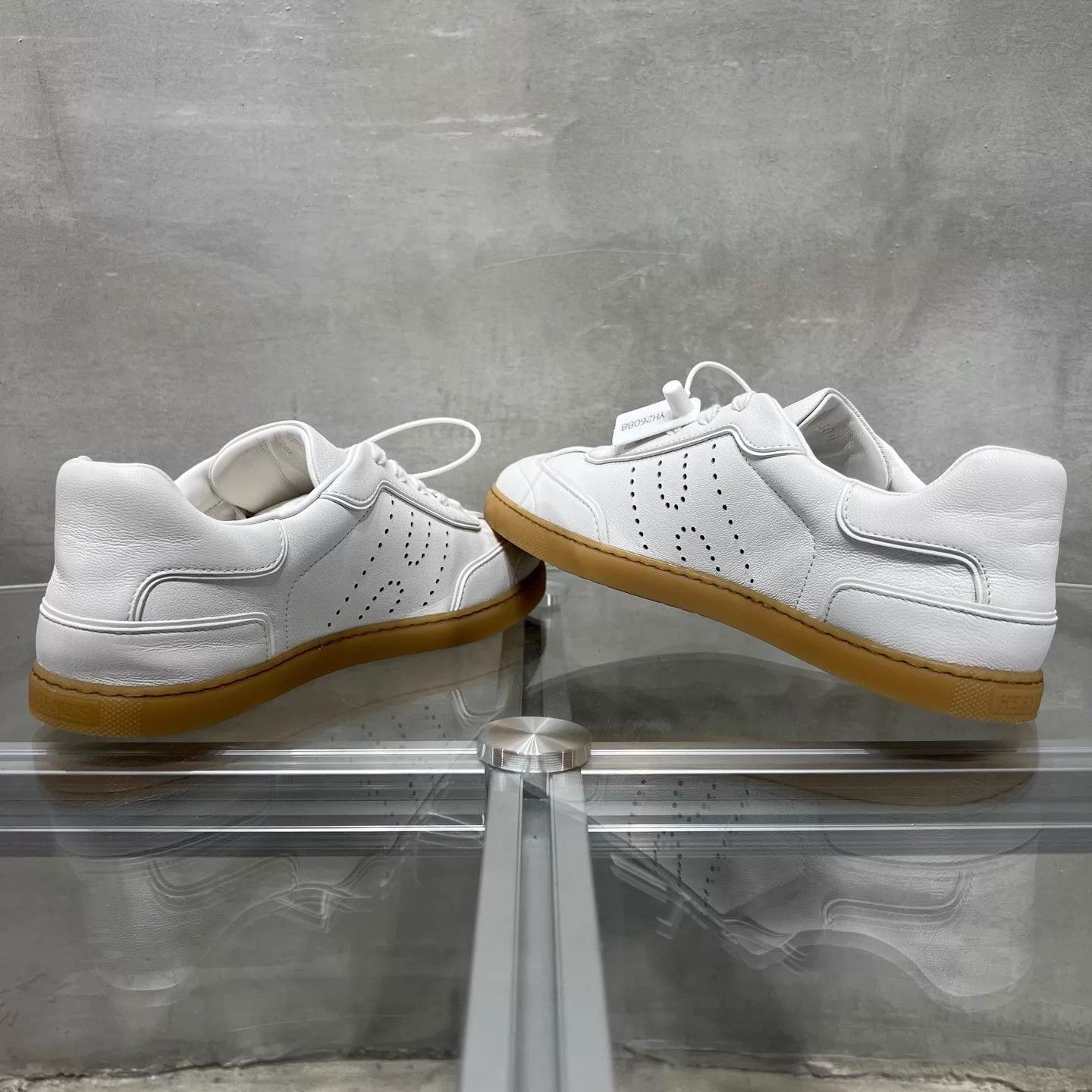 Hermes Hermes Match Casual White Sneakers Size 38 Size US 7.5 / IT 37.5 - 5 Thumbnail