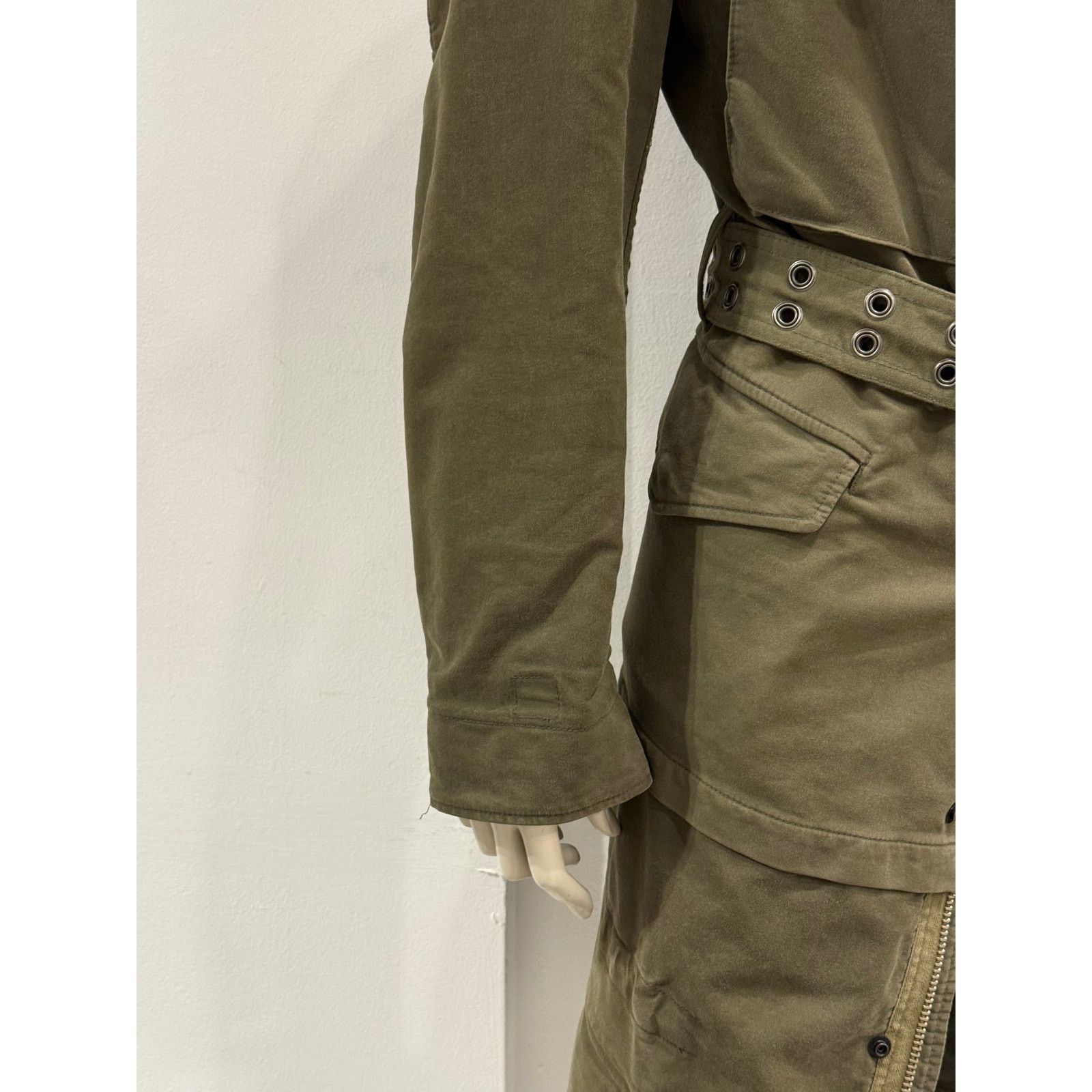 Junya Watanabe A/W2006 Junya Watanabe deconstructed military coat with belt Size M / US 6-8 / IT 42-44 - 5 Thumbnail