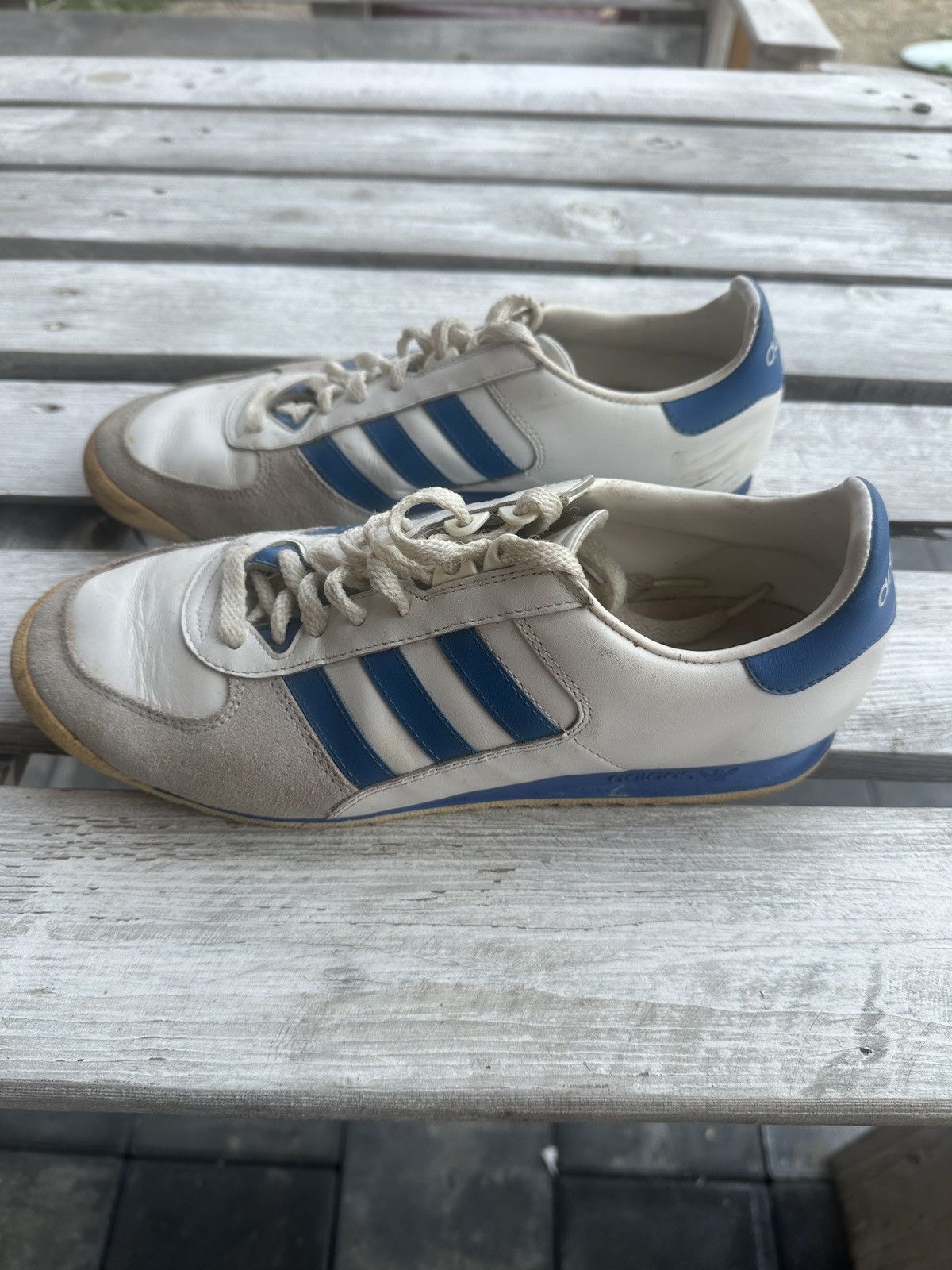 Adidas × Vintage Adidas Tennis-Crack Made in Taiwan Tennis Shoes